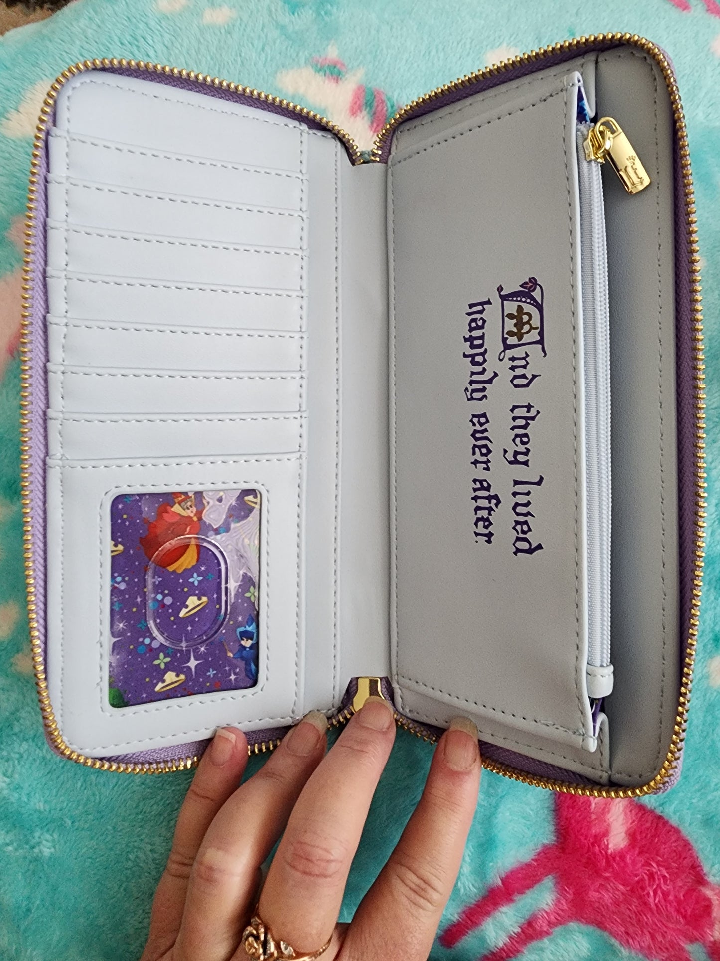 Loungefly Disney Sleeping Beauty and Prince Philip Castle Collection Wallet