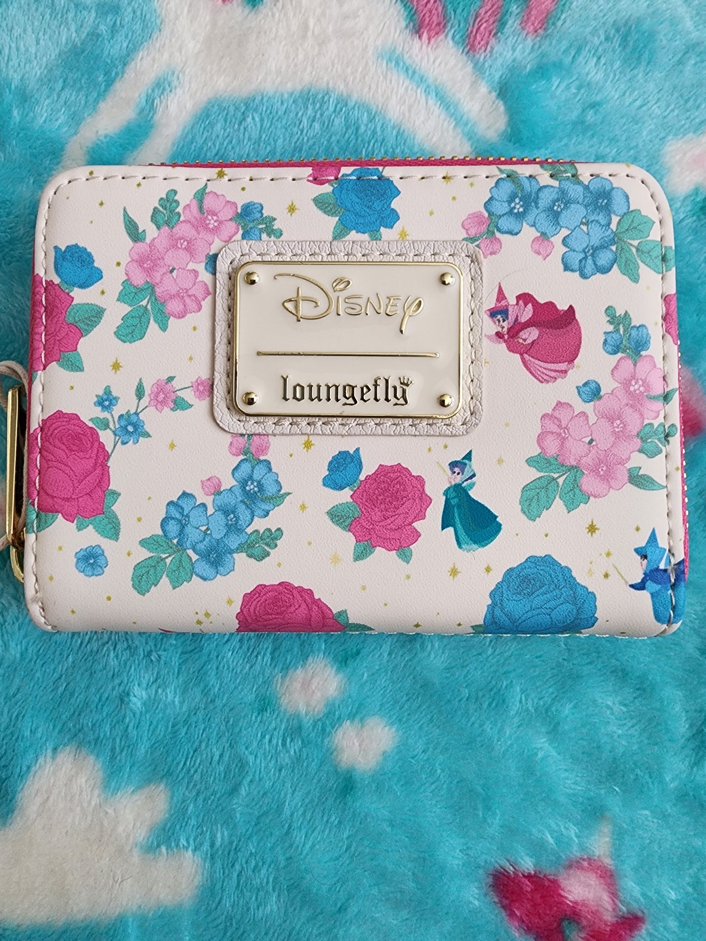 Loungefly Disney Sleeping Beauty Fairies and Flowers Wallet