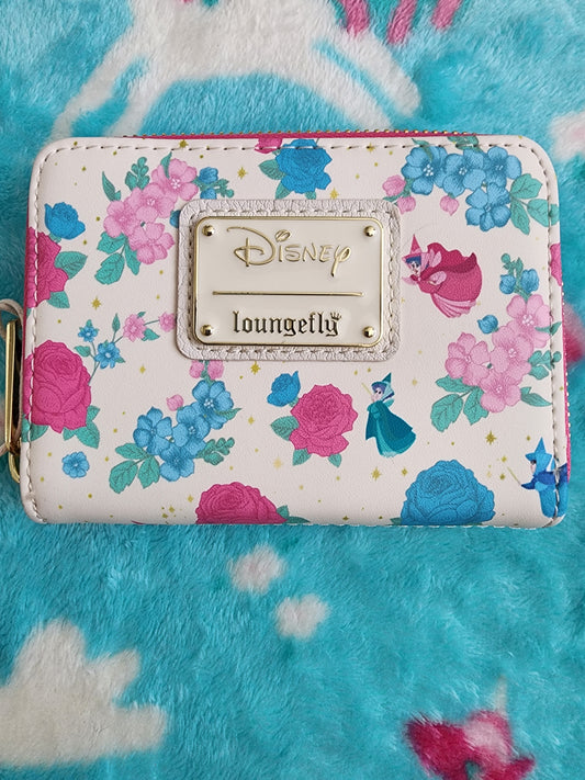 Loungefly Disney Sleeping Beauty Fairies and Flowers Wallet