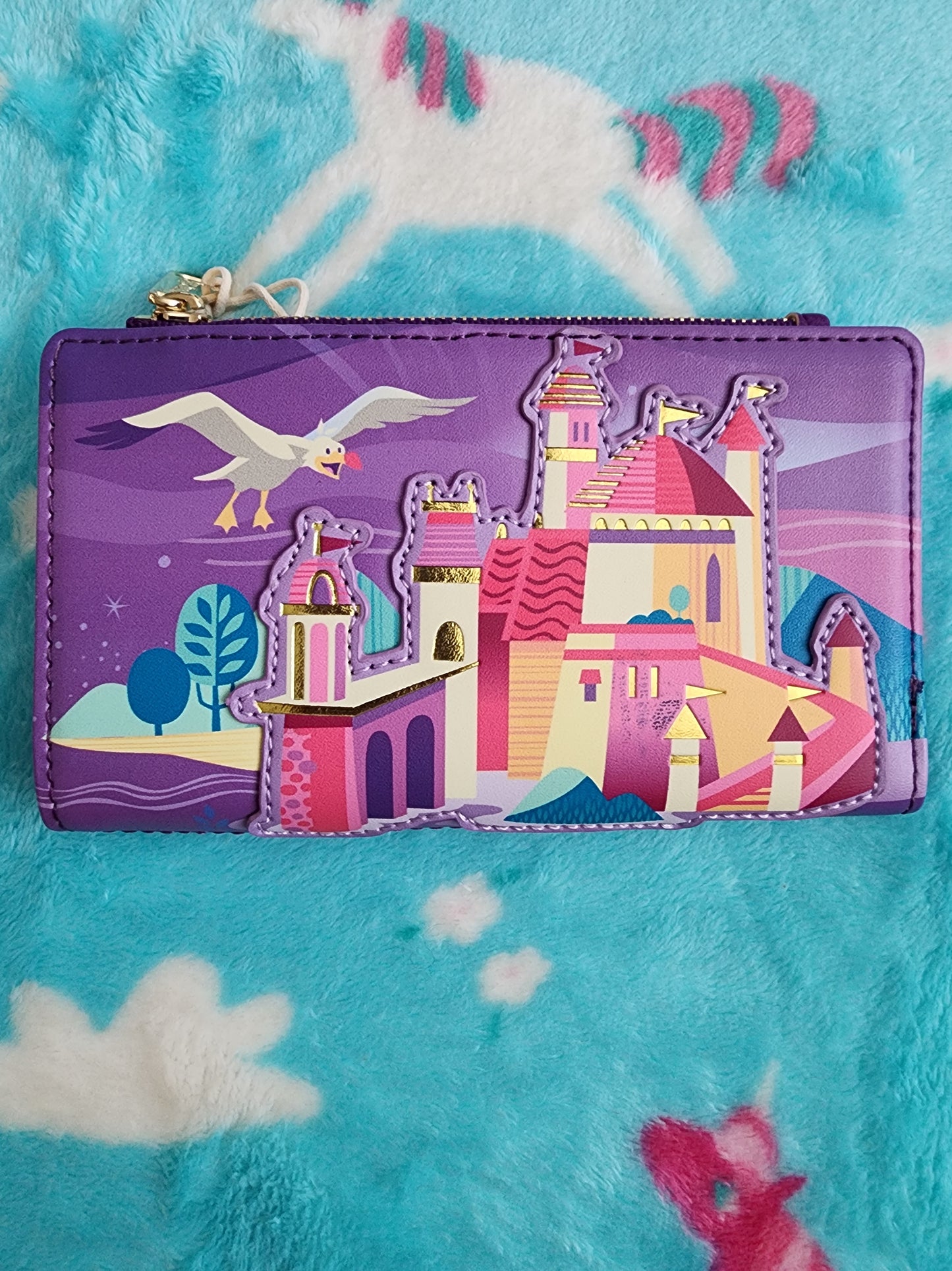 Loungefly Disney The Little Mermaid Ariel Castle Collection Wallet