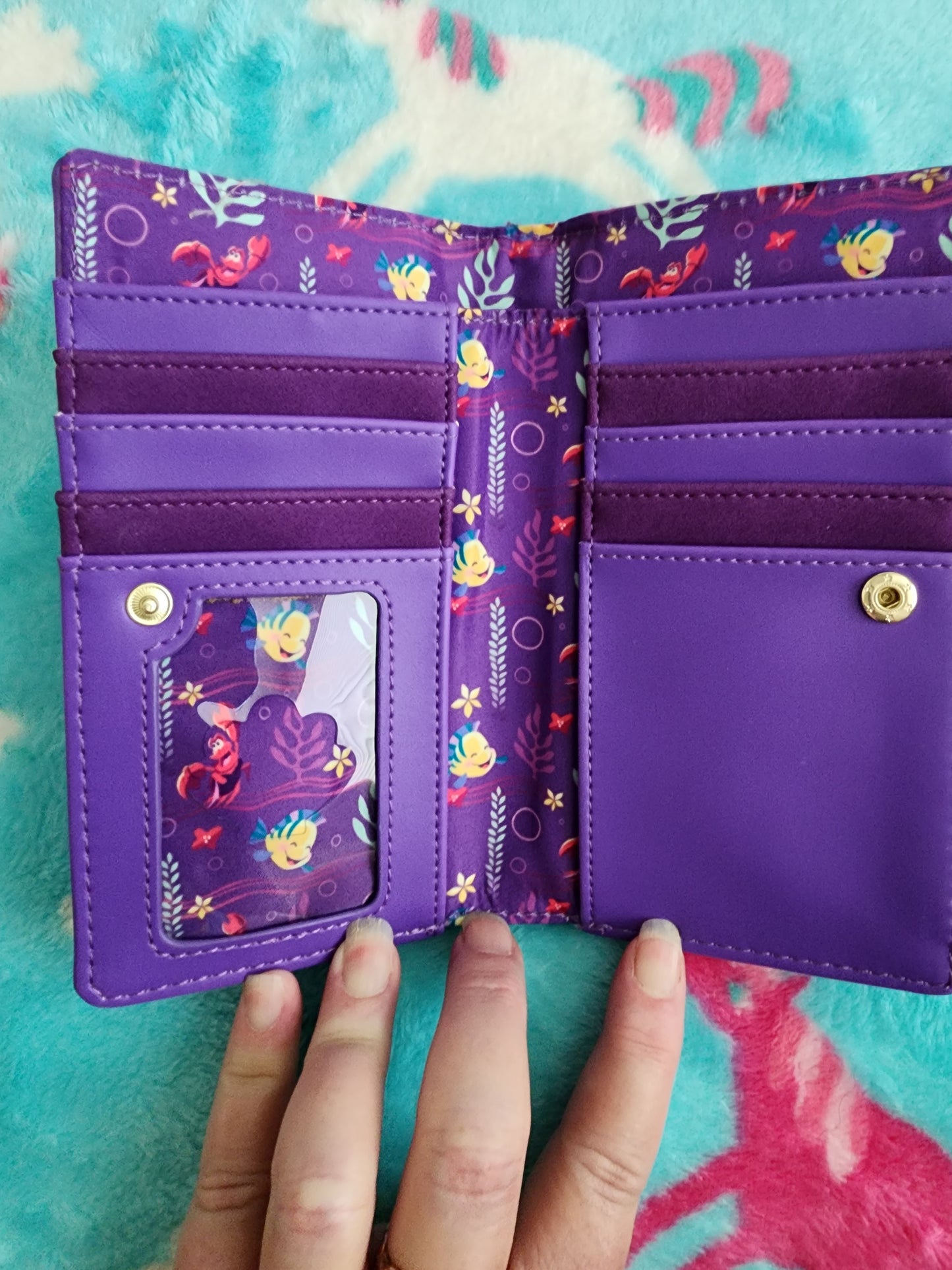 Loungefly Disney The Little Mermaid Ariel Castle Collection Wallet