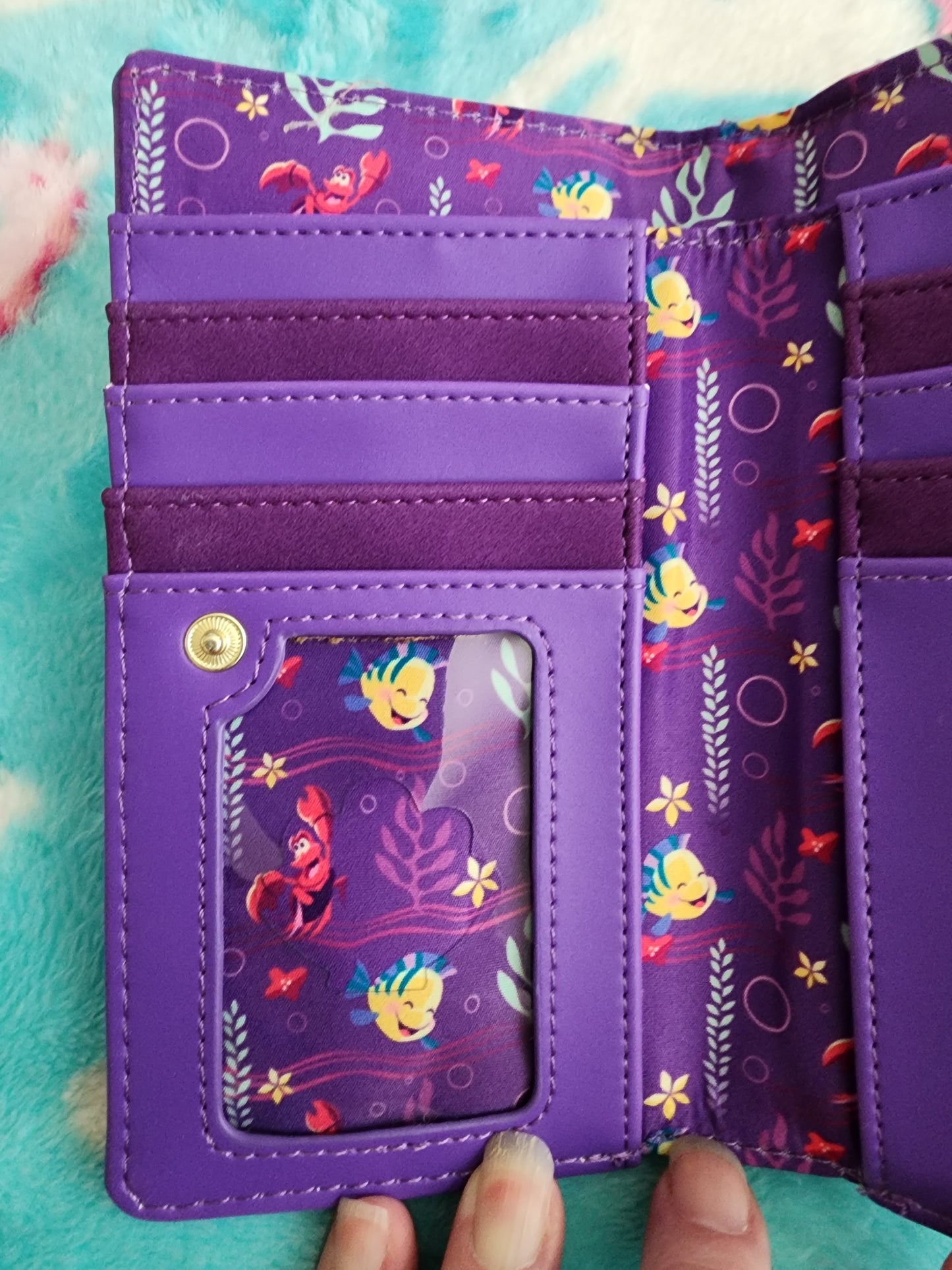 Loungefly Disney The Little Mermaid Ariel Castle Collection Wallet