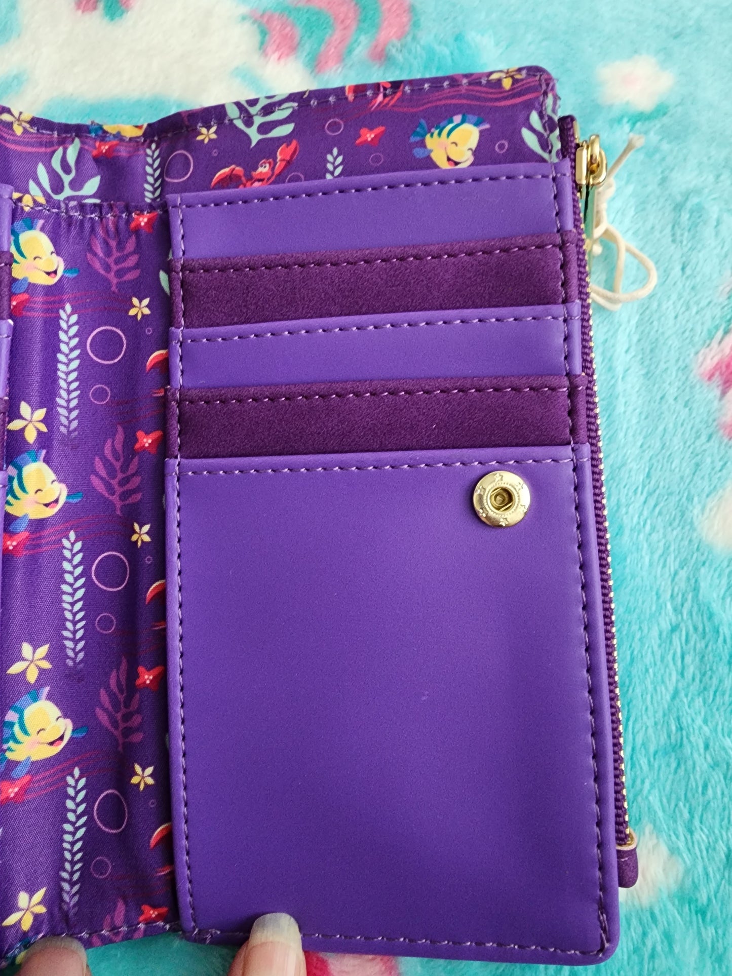 Loungefly Disney The Little Mermaid Ariel Castle Collection Wallet