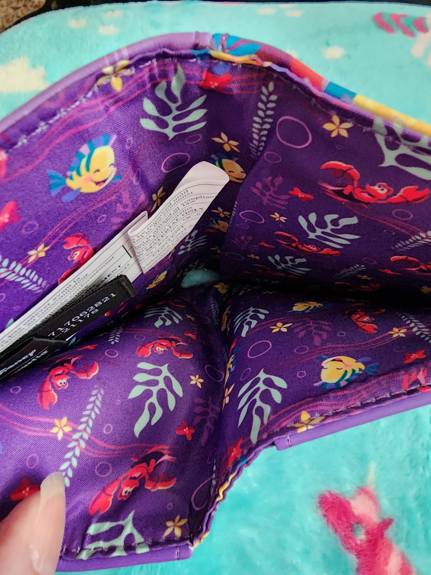 Loungefly Disney The Little Mermaid Ariel Castle Collection Wallet