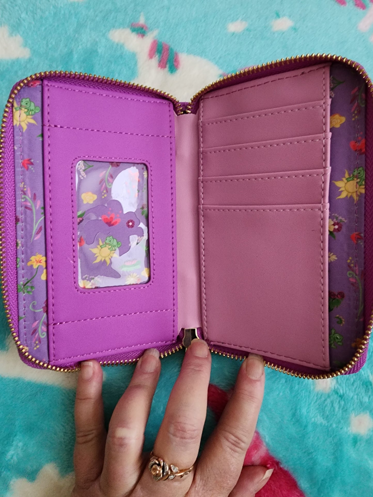 Loungefly Disney Rapunzel and Pascal Window Tangled Wallet