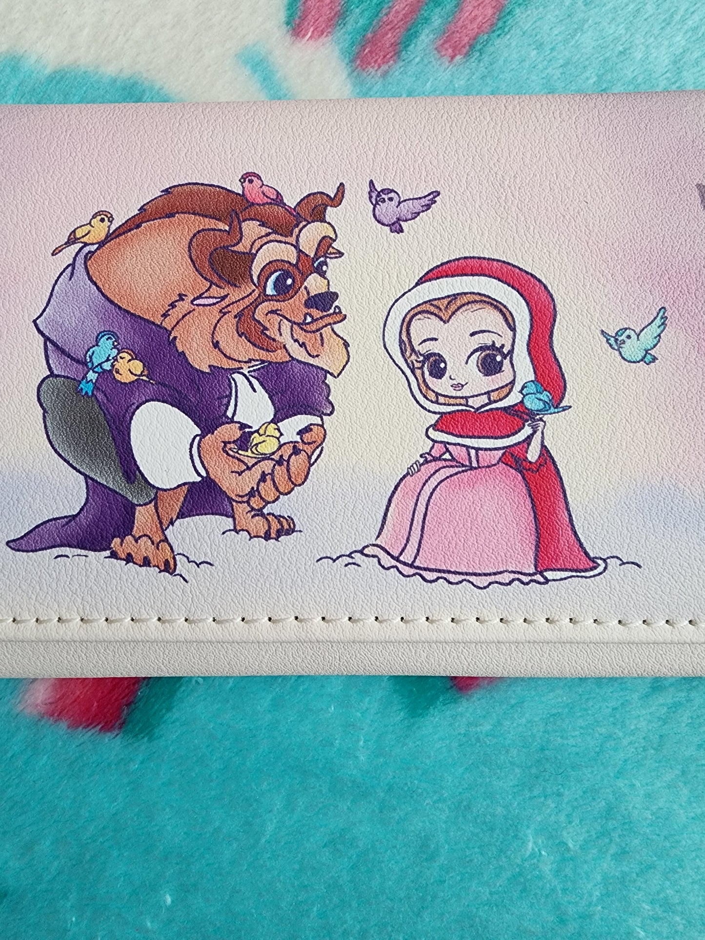 Loungefly Disney Beauty and the Beast Winter Wonderland Wallet