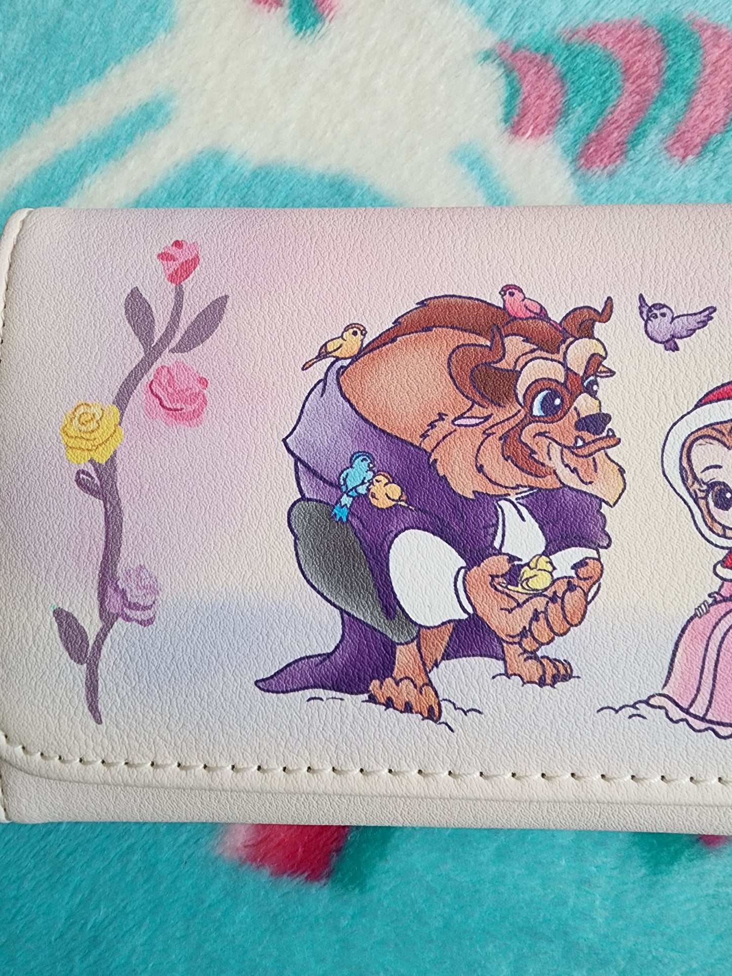 Loungefly Disney Beauty and the Beast Winter Wonderland Wallet