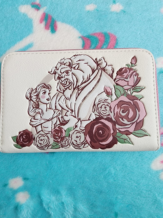 Loungefly Disney Belle and Beast with Roses Wallet