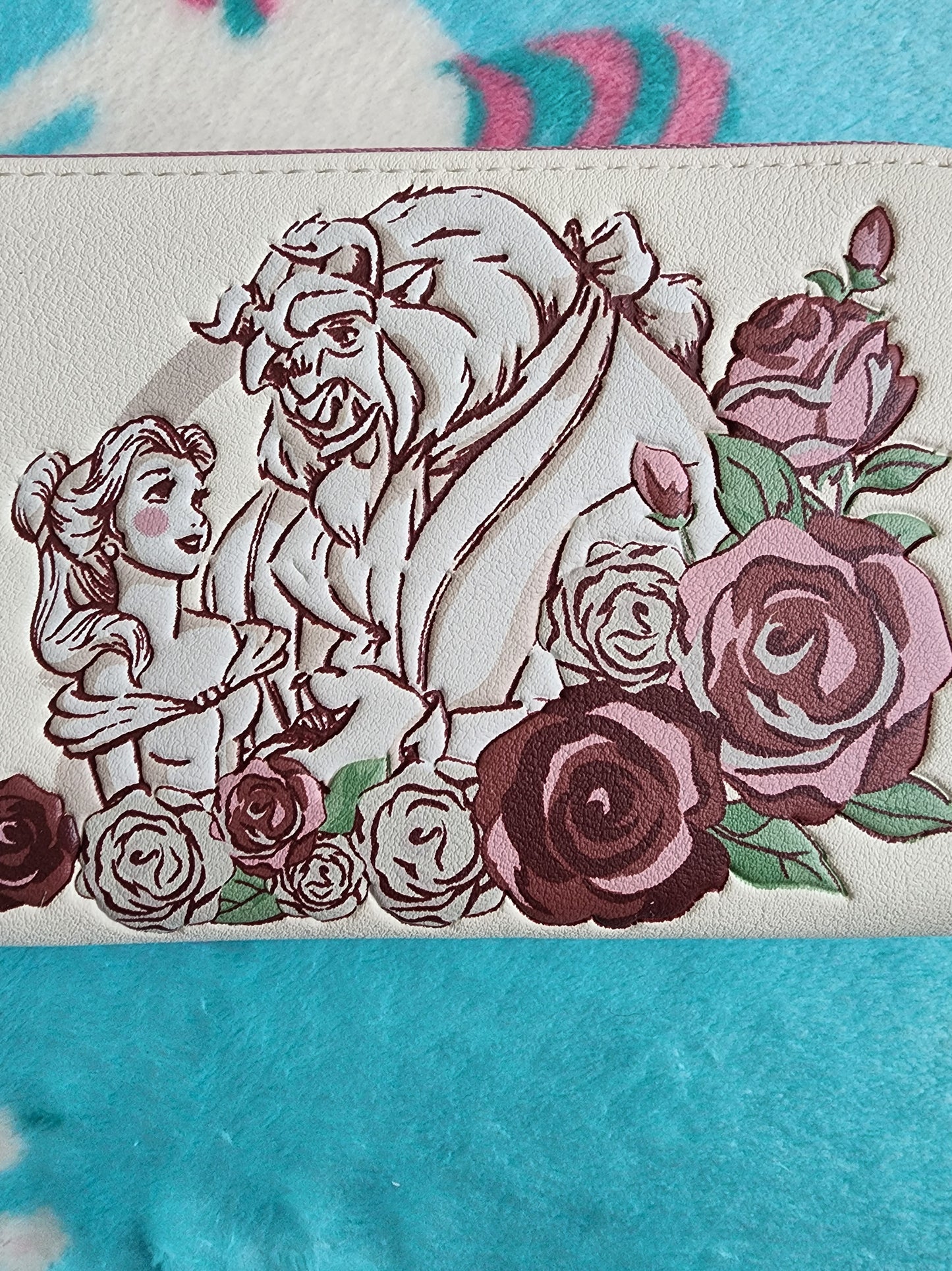 Loungefly Disney Belle and Beast with Roses Wallet