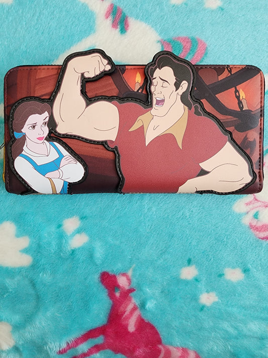 Loungefly Disney Beauty and the Beast Gaston and Belle Wallet