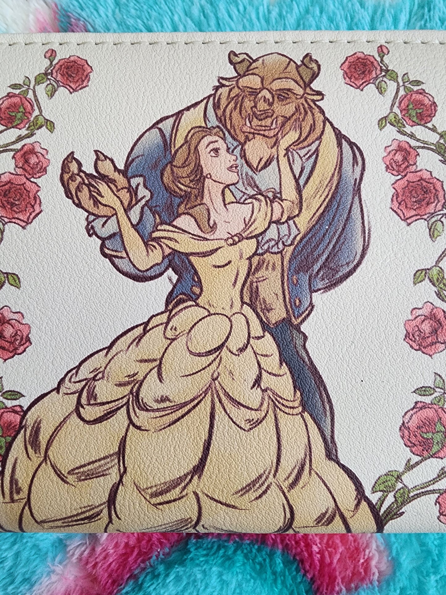 Loungefly Disney Beauty and the Beast with Roses Wallet