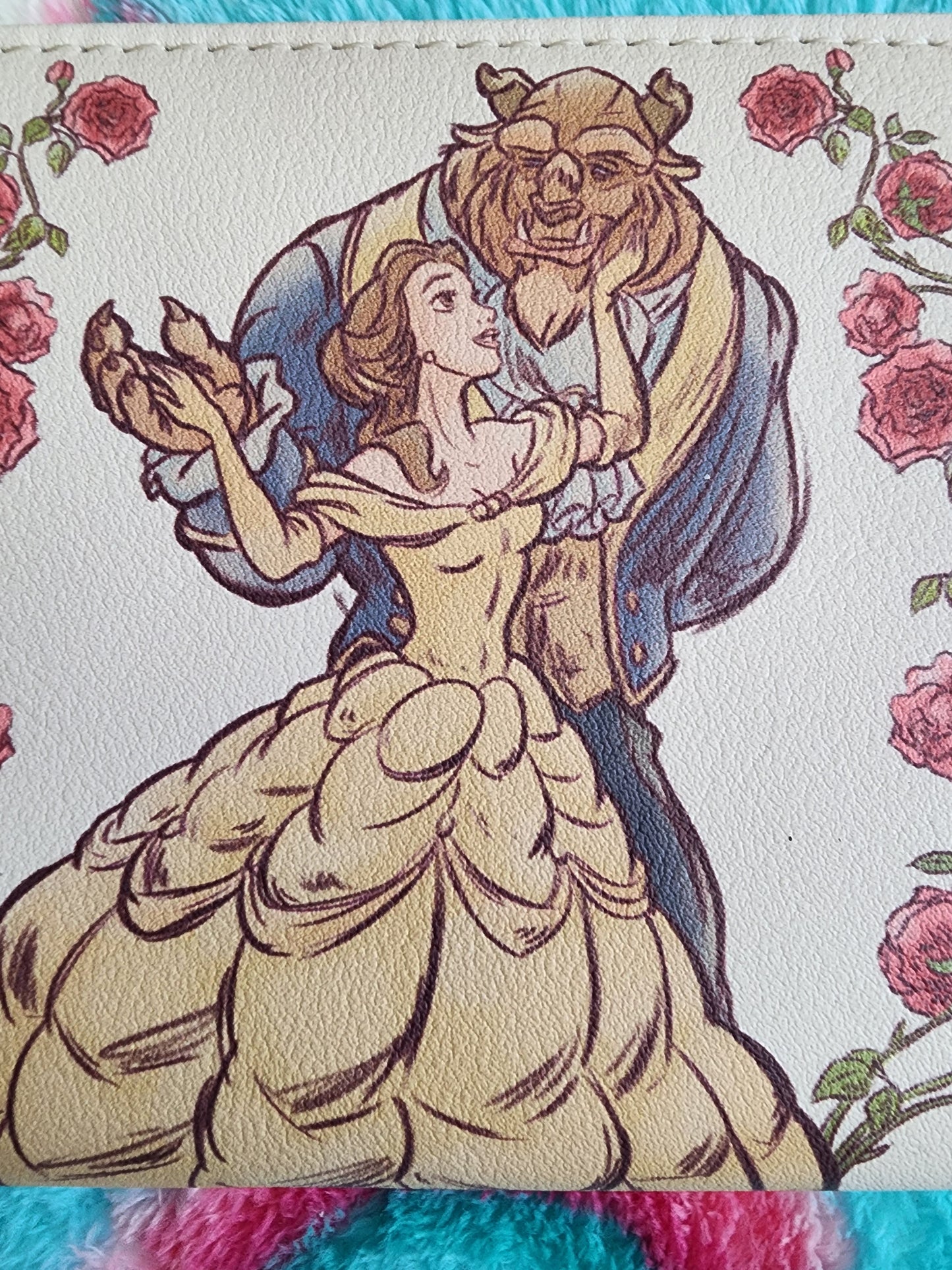 Loungefly Disney Beauty and the Beast with Roses Wallet