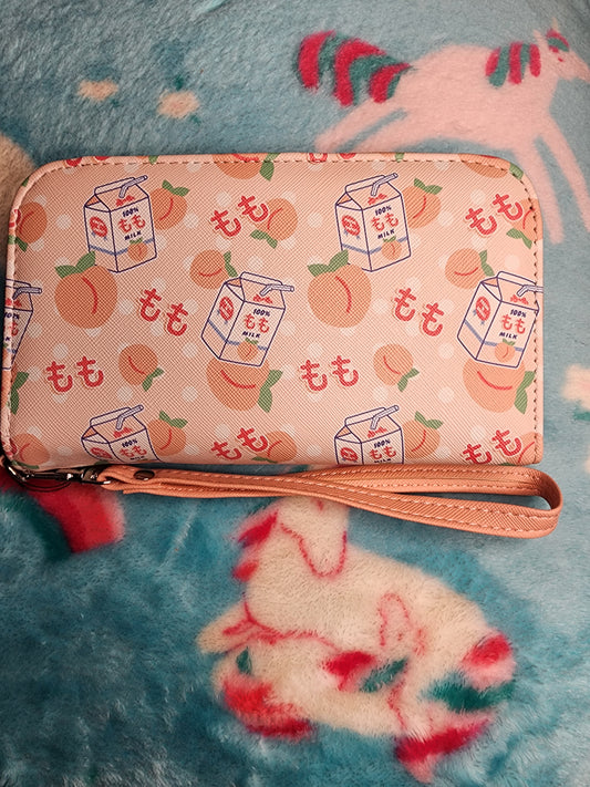 Peach Milk Tech Wallet