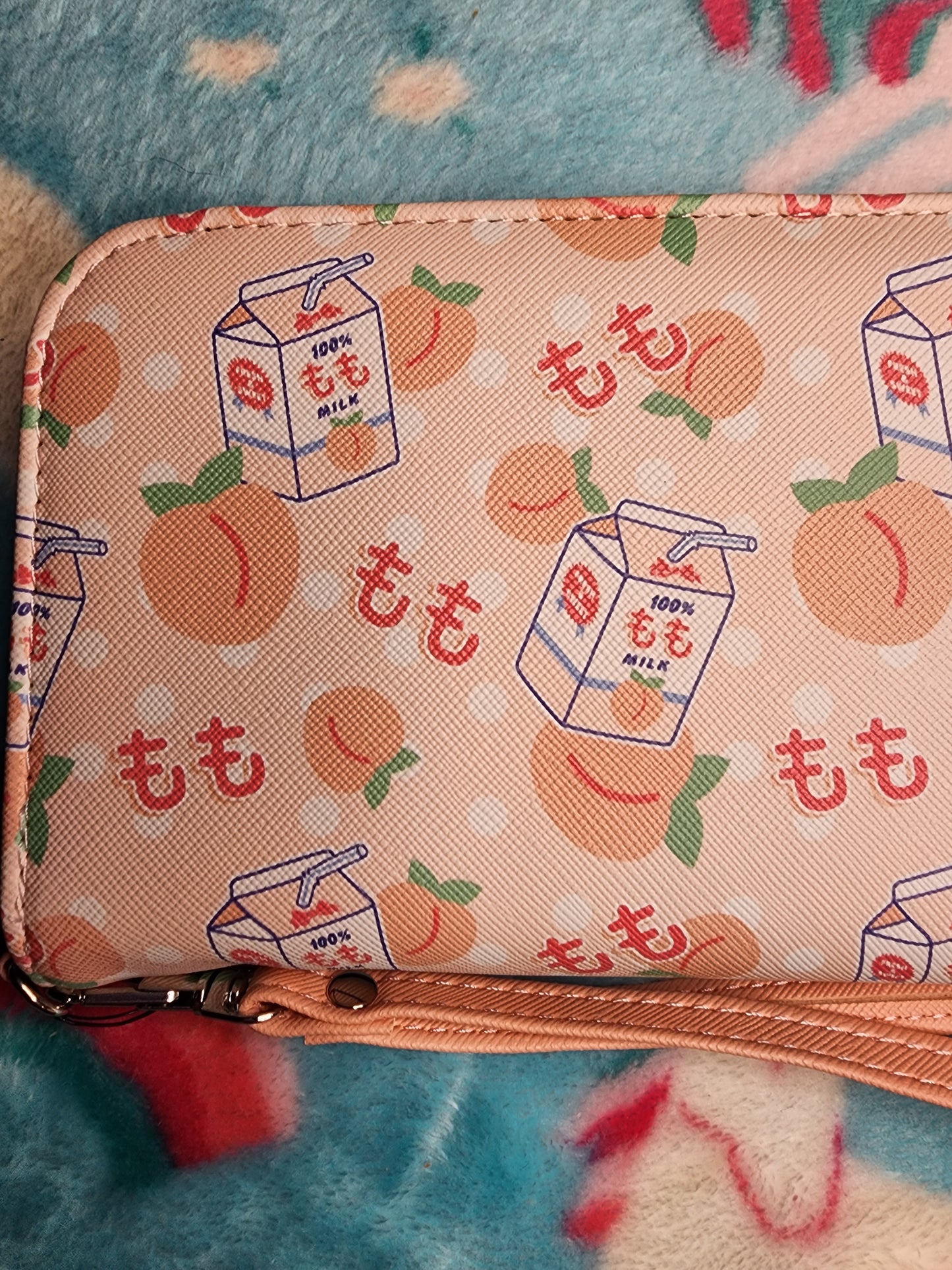 Peach Milk Tech Wallet