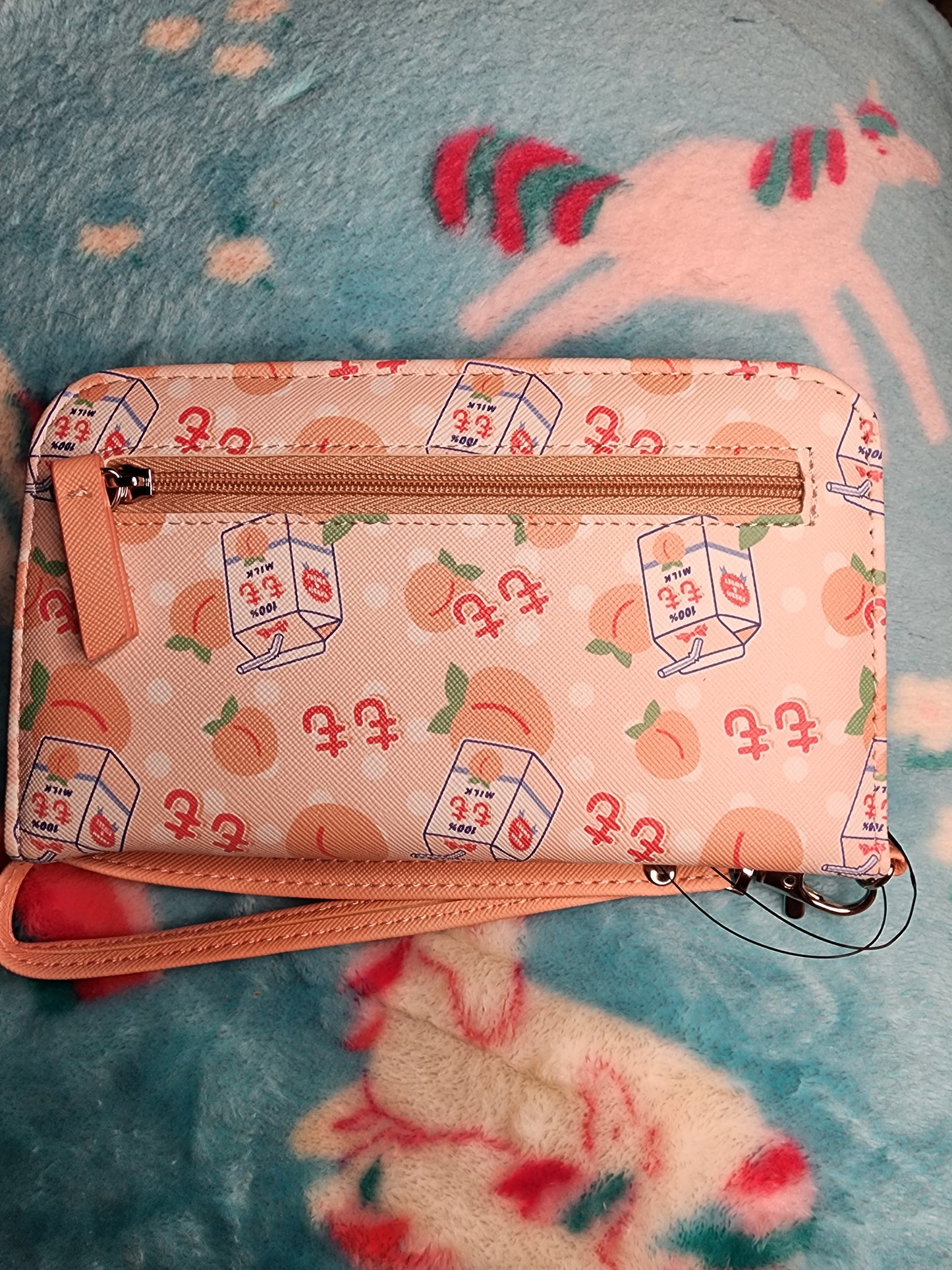 Peach Milk Tech Wallet