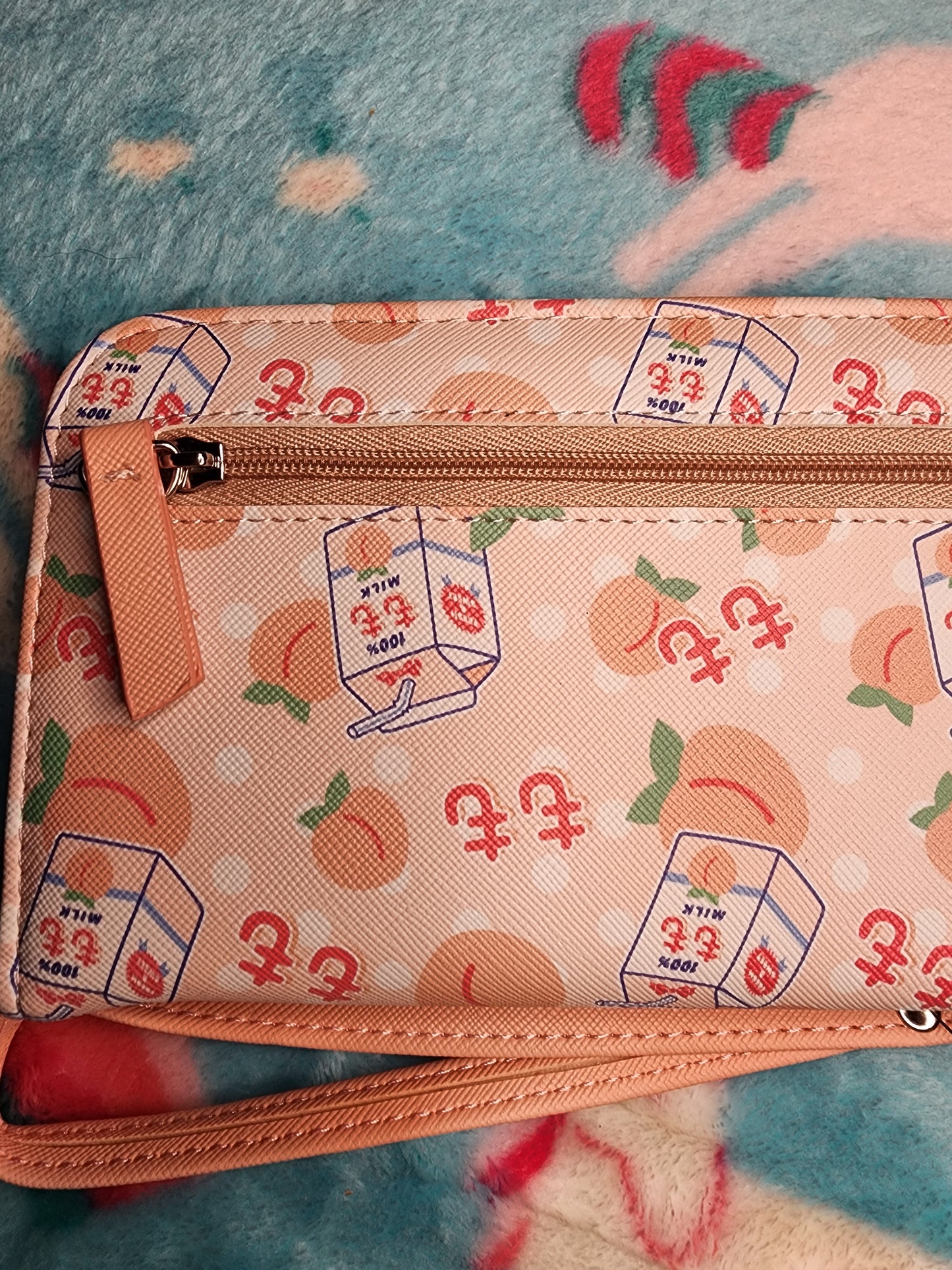 Peach Milk Tech Wallet