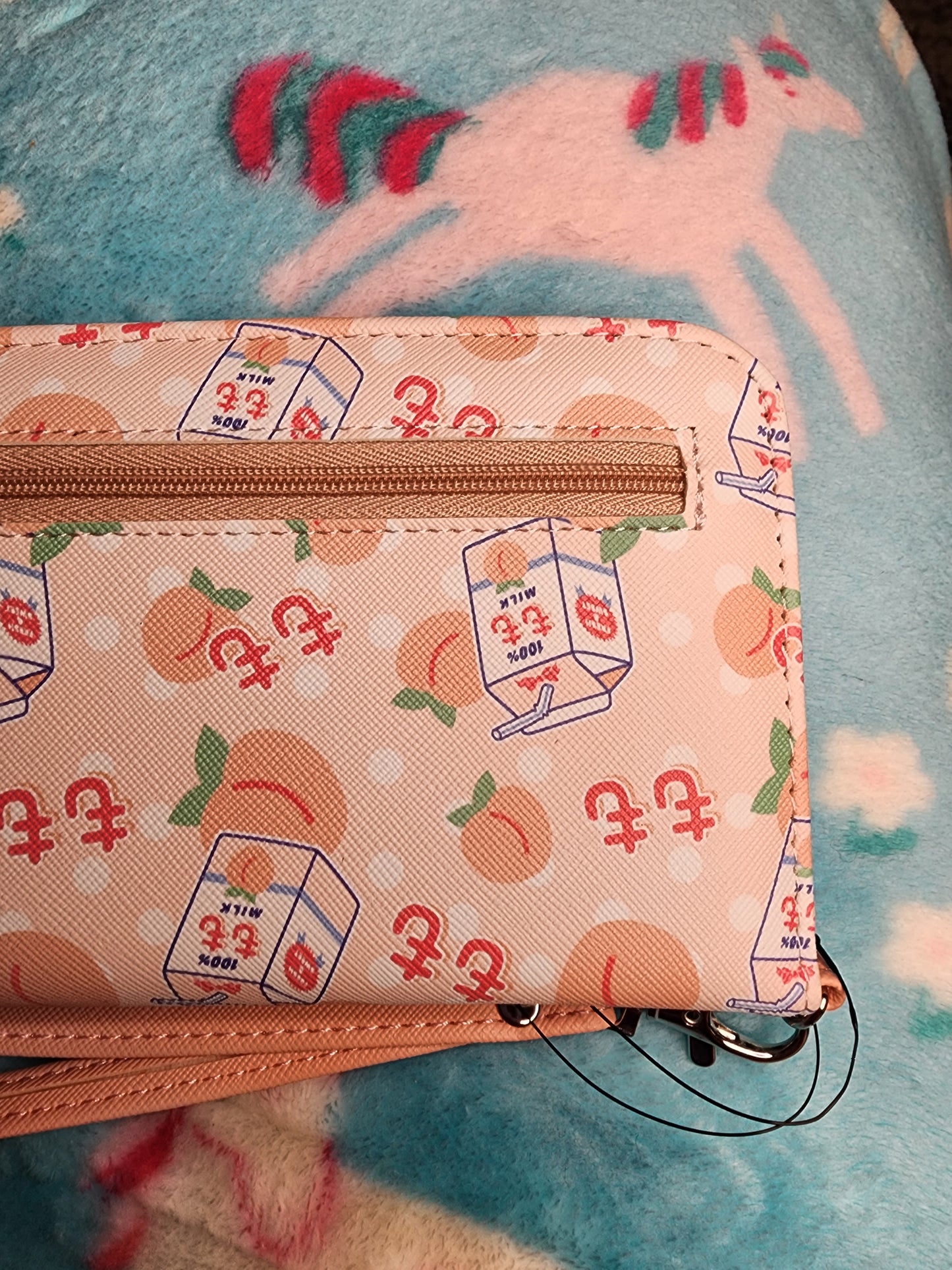 Peach Milk Tech Wallet