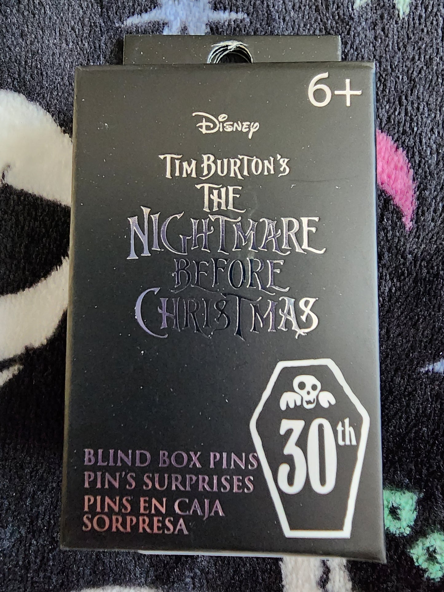 Nightmare Before Christmas 30th Anniversary Stain Glass Mystery Pins