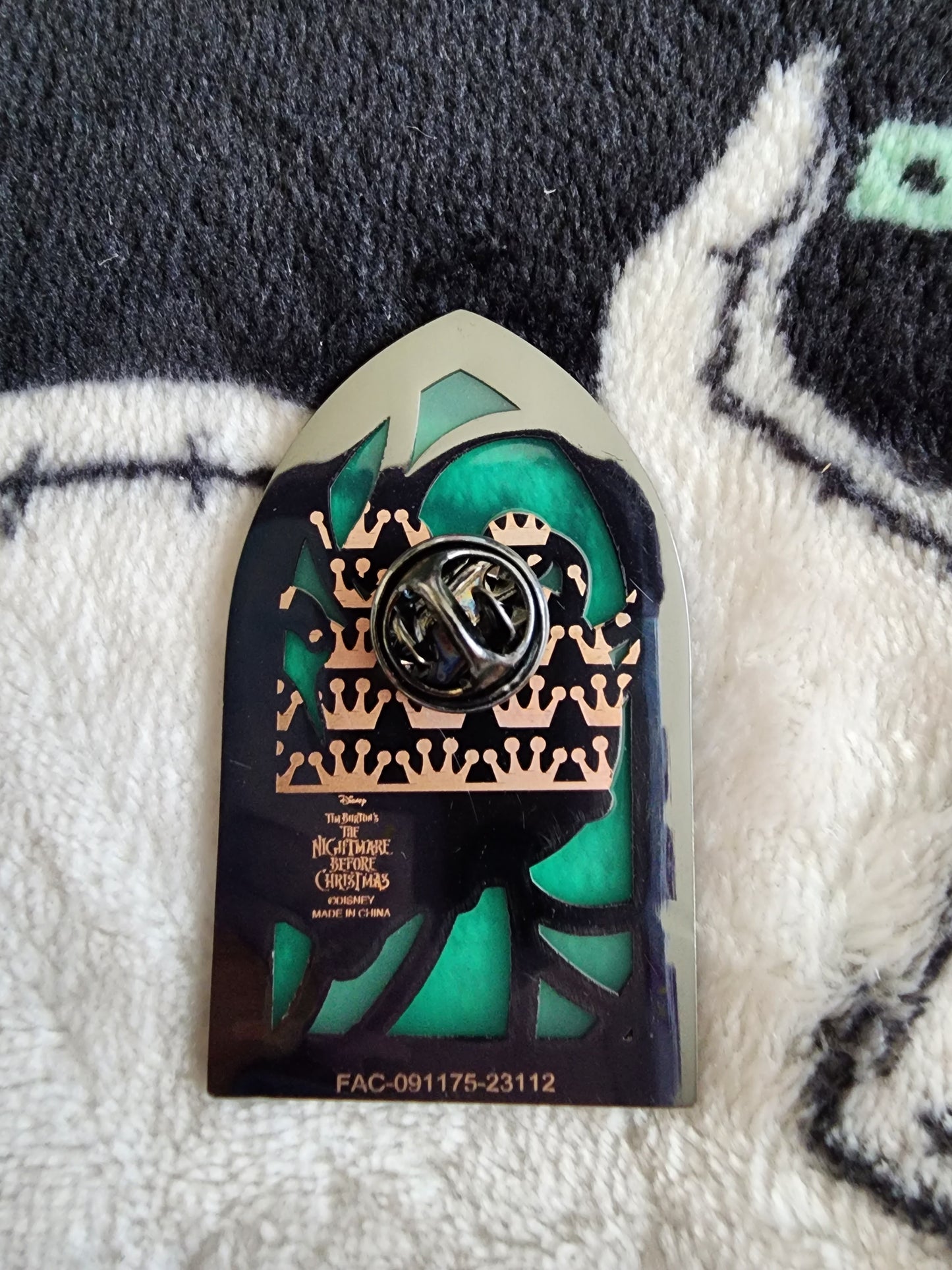 Nightmare Before Christmas 30th Anniversary Stain Glass Mystery Pins