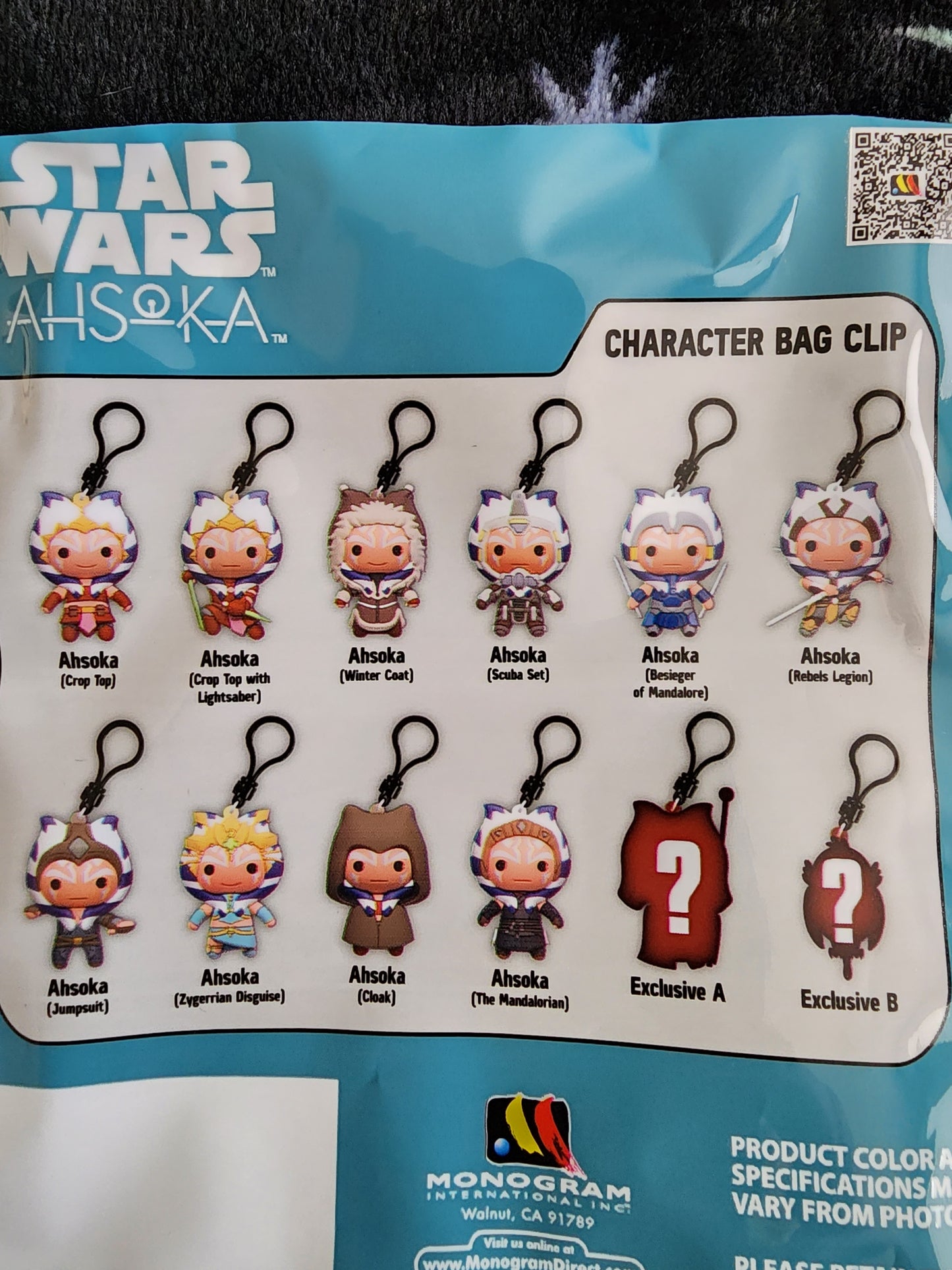 Star Wars Ahsoka Mystery Bag Clips