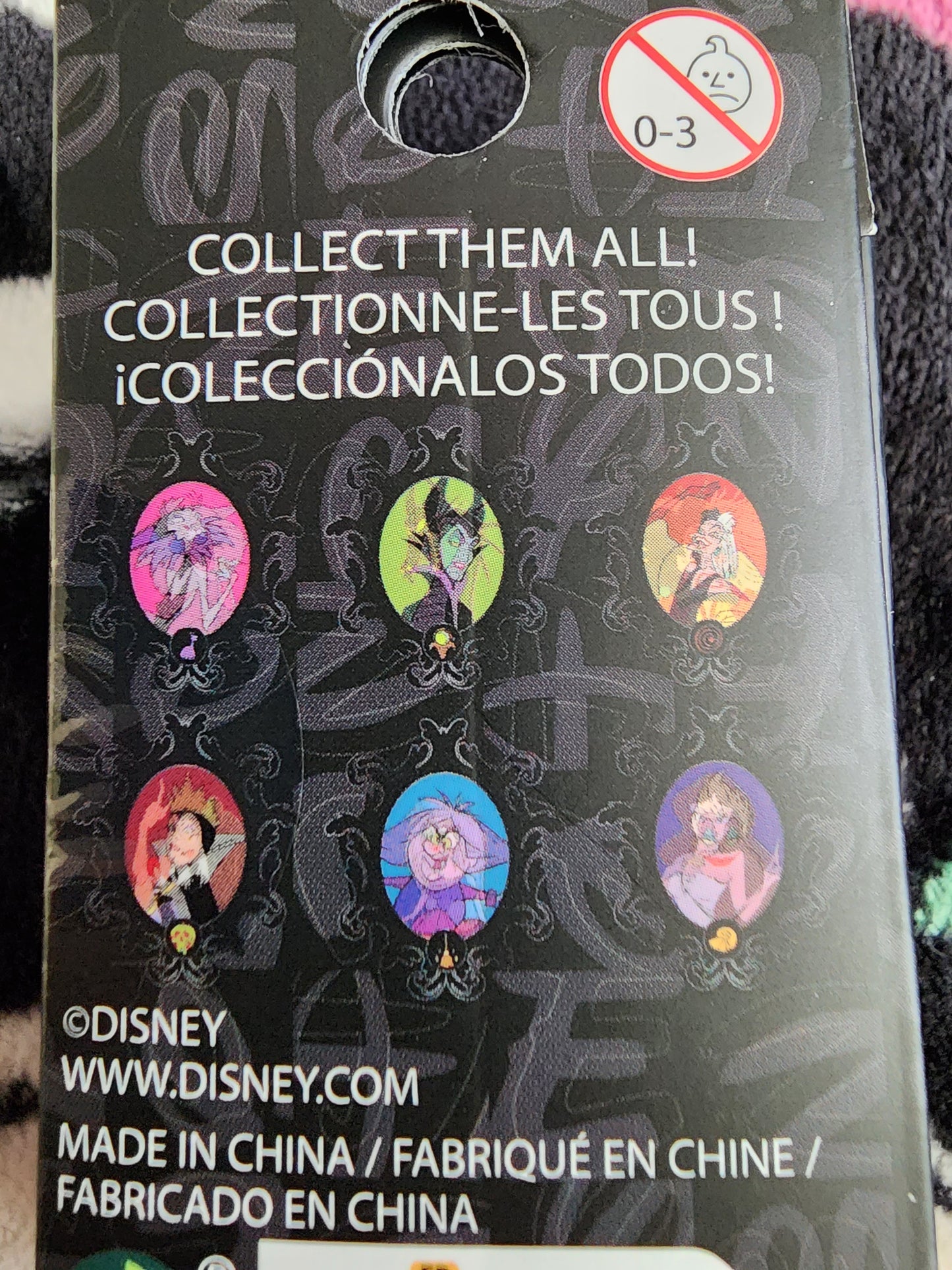 Loungefly Disney Villain Portrait Holographic Mystery Pins