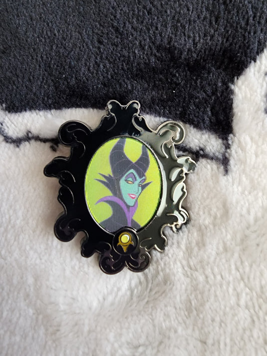 Loungefly Disney Villain Holographic Portrait Mystery Pins