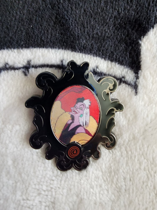 Disney Portrait Villains Holographic Mystery Pins