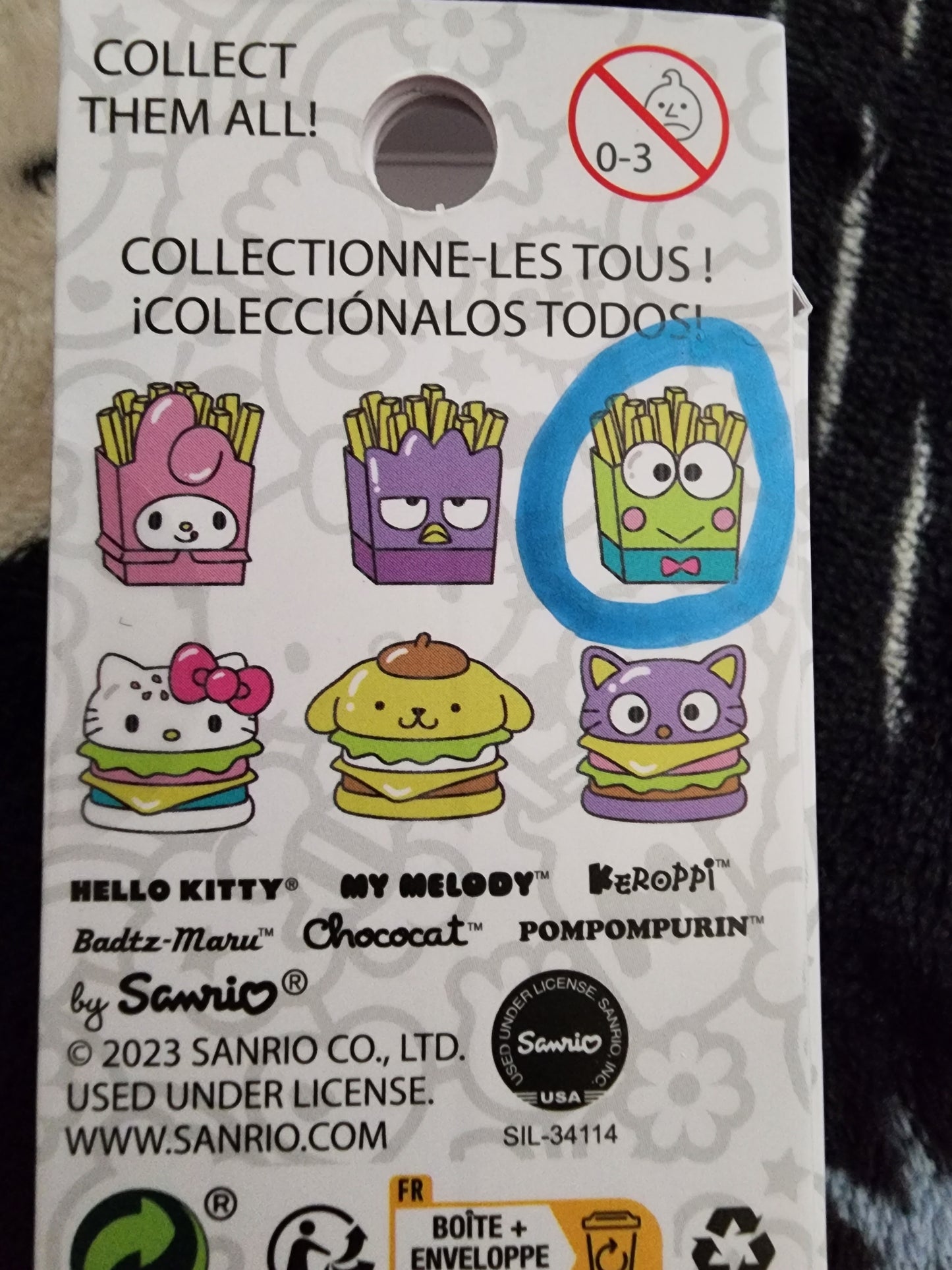 Hello Kitty and Friends Food Time Mystery Pins