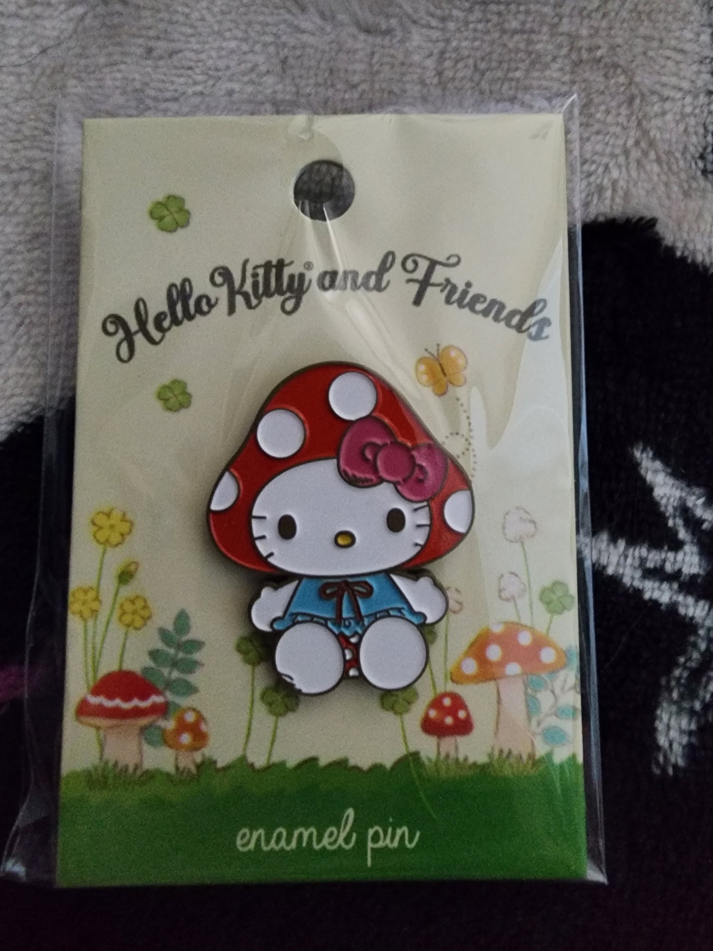 Hello Kitty and Friends Mushroom Pin