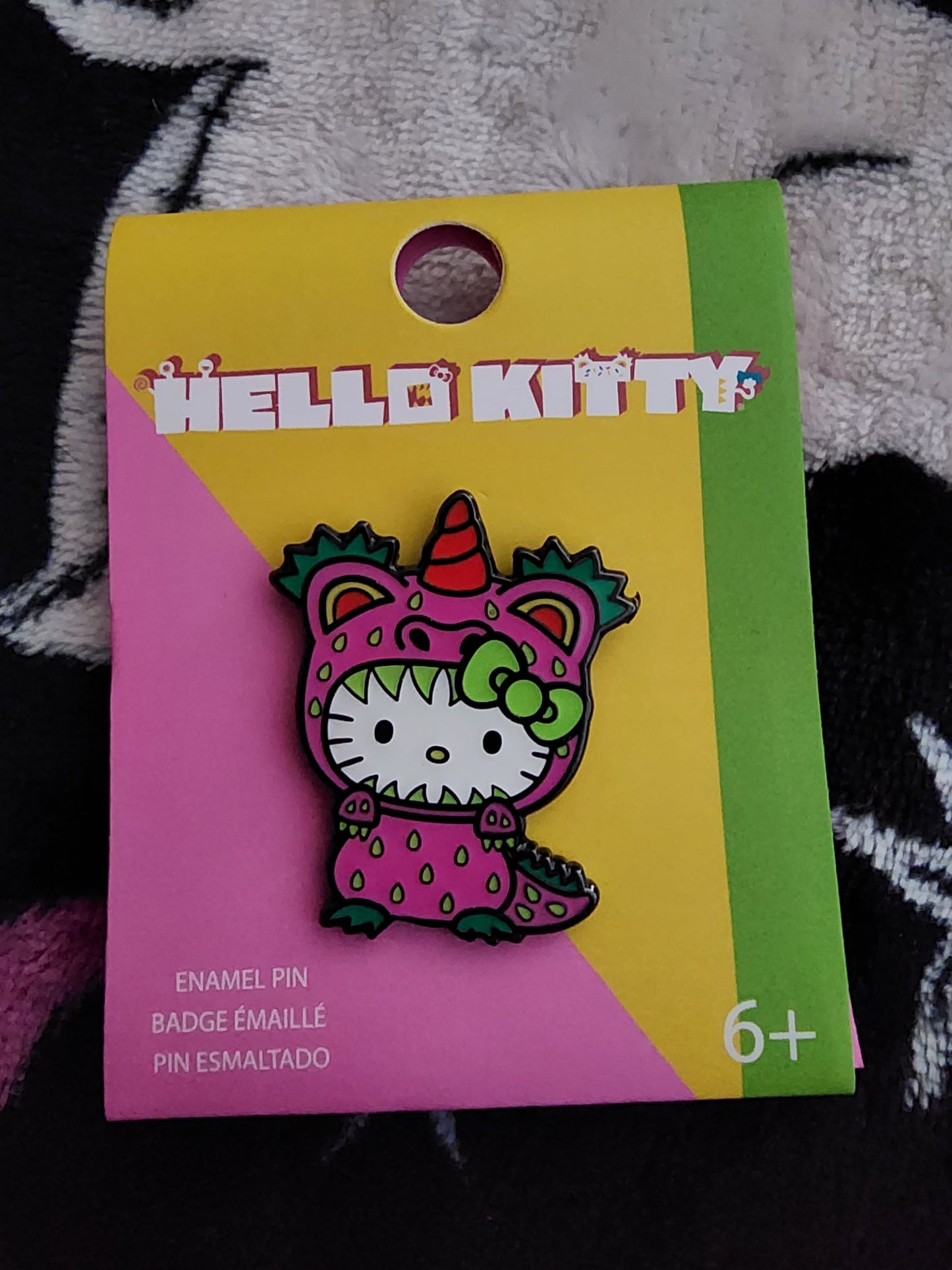 Loungefly Hello Kitty Kaiju Unicorn Strawberry Pin