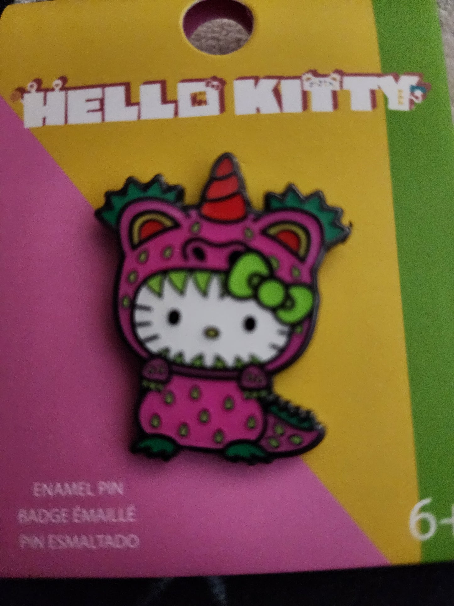 Loungefly Hello Kitty Kaiju Unicorn Strawberry Pin