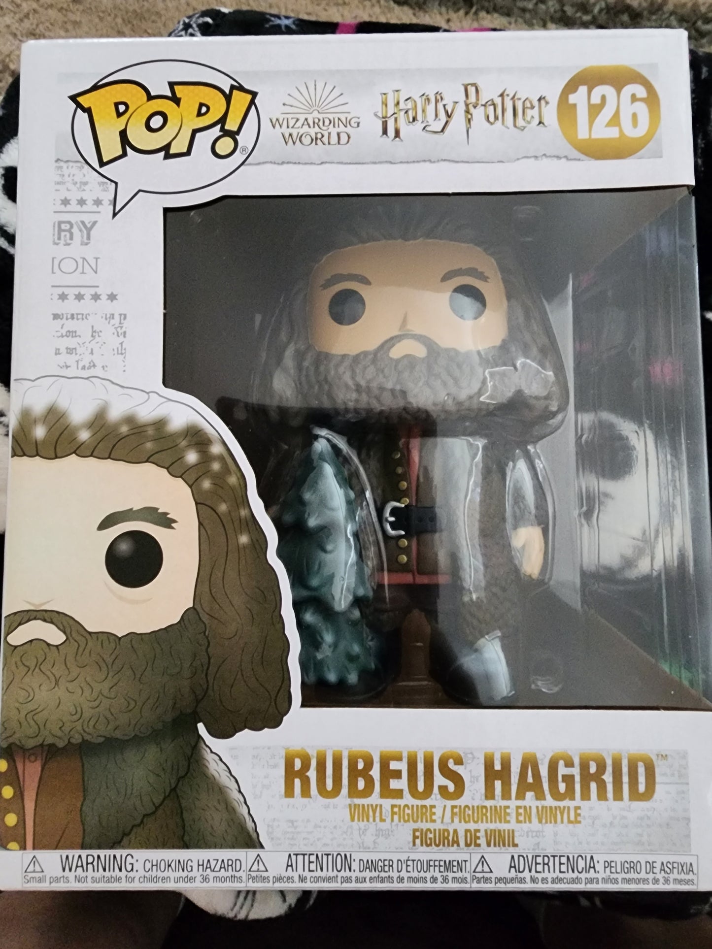 Funko Pop Harry Potter's Hagrid with a Christmas Tree