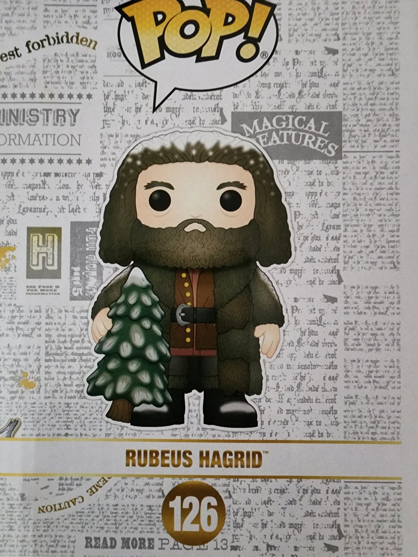 Funko Pop Harry Potter's Hagrid with a Christmas Tree