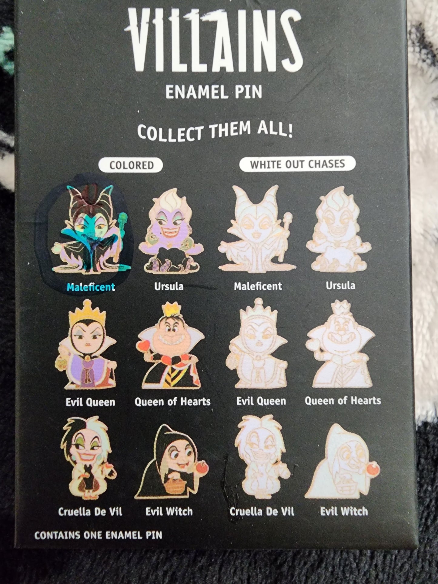 Villains Mystery Pins