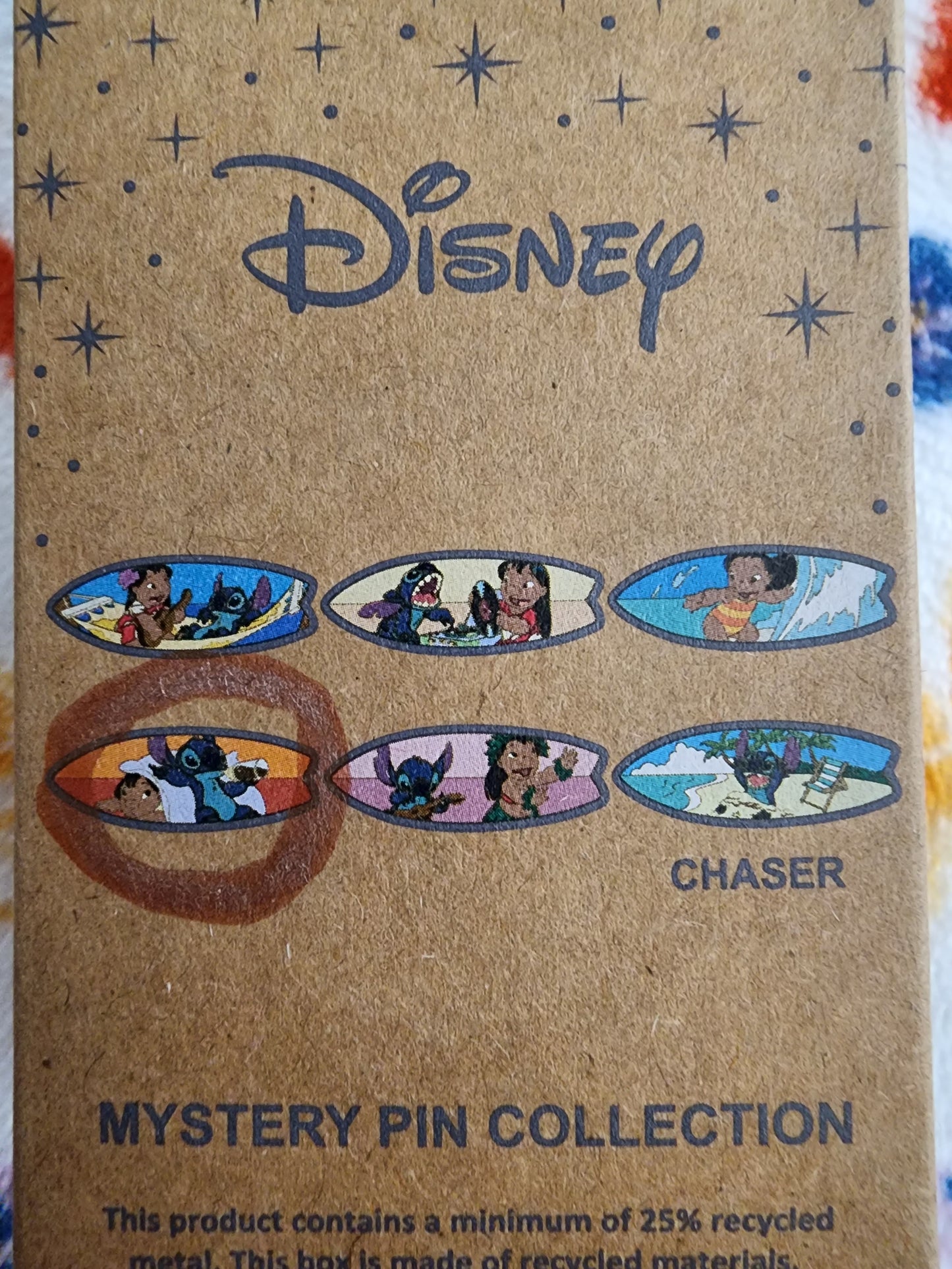 Disney Lilo and Stitch Surfboard Mystery Pins