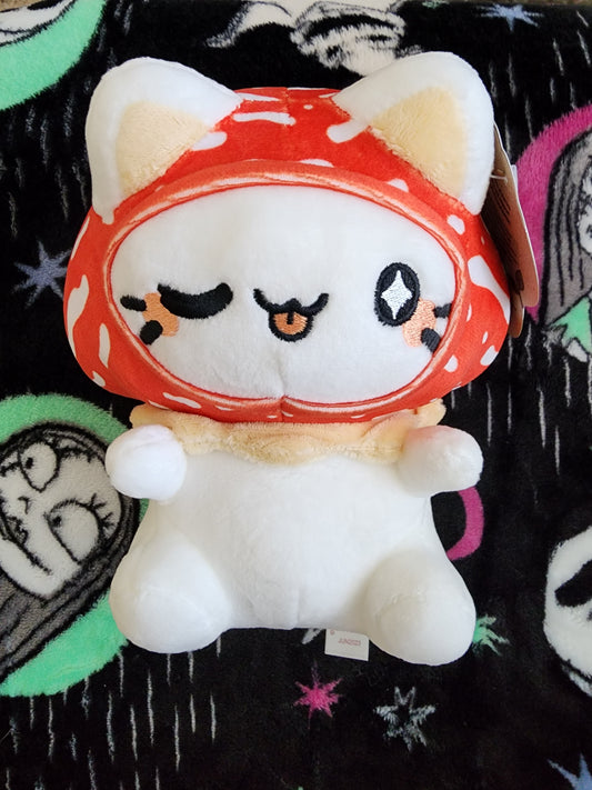 Red Mushroom Meowchi Plush