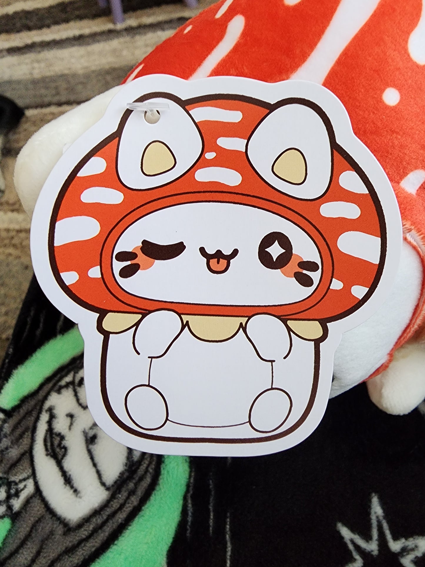 Red Mushroom Meowchi Plush