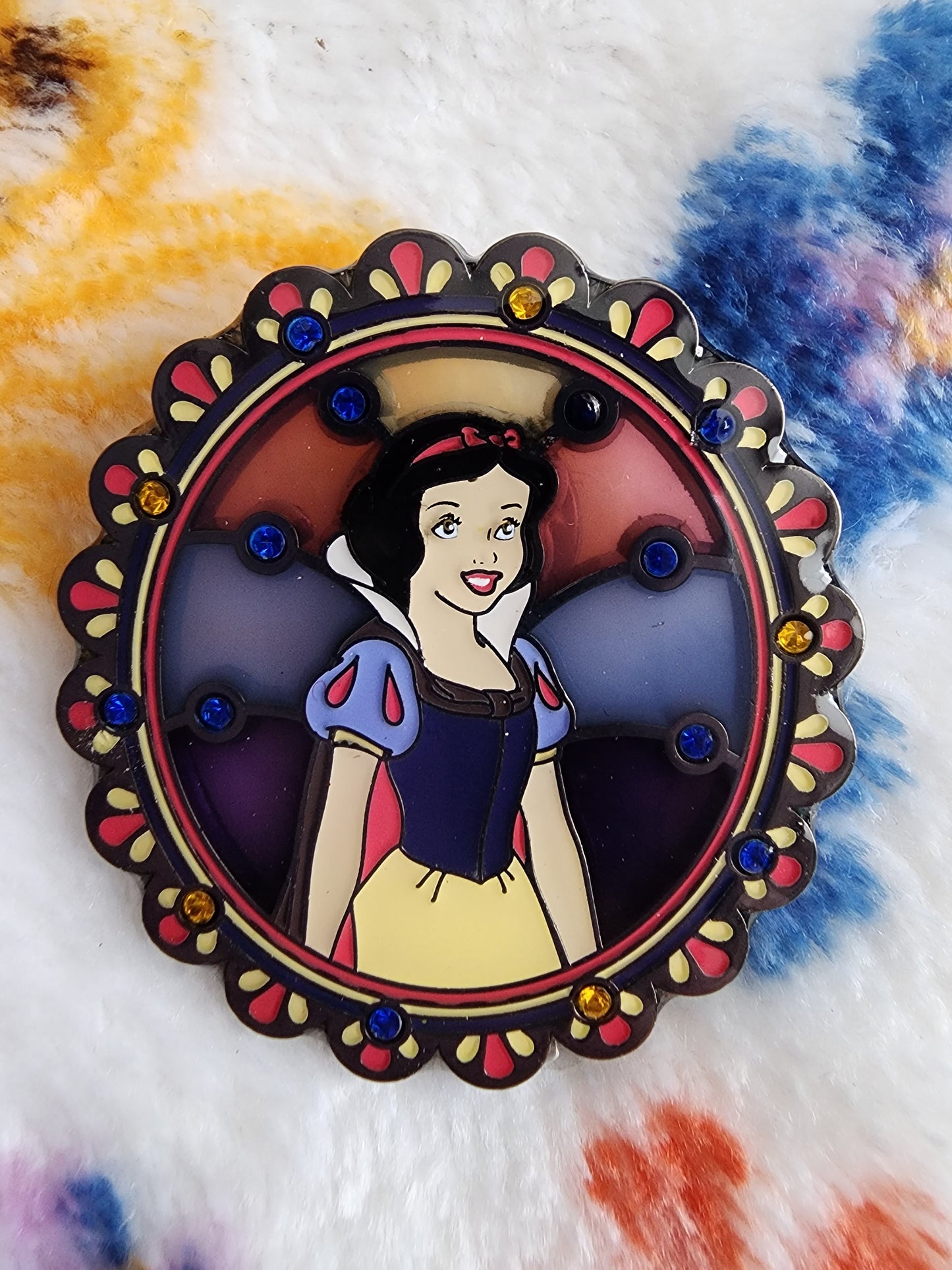 Loungefly Disney Princess Stain Glass Portrait Mystery Pins