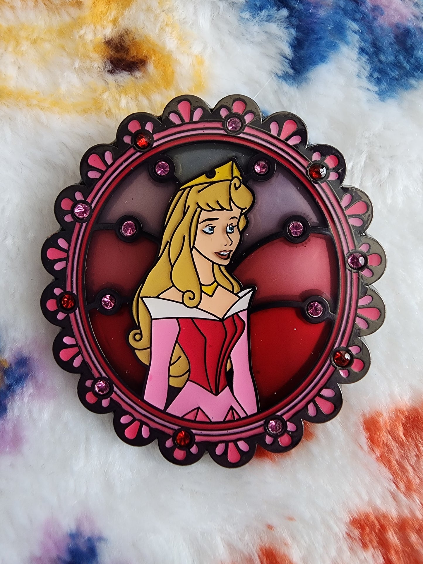 Loungefly Disney Princess Stain Glass Portrait Mystery Pins