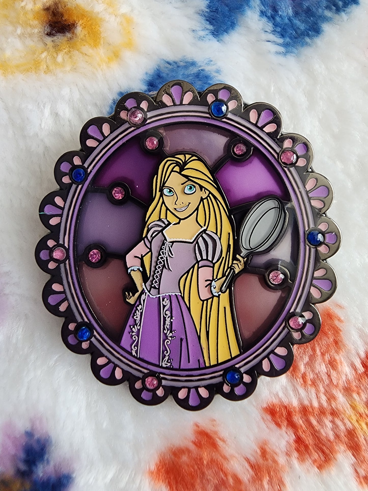 Loungefly Disney Princess Stain Glass Portrait Mystery Pins