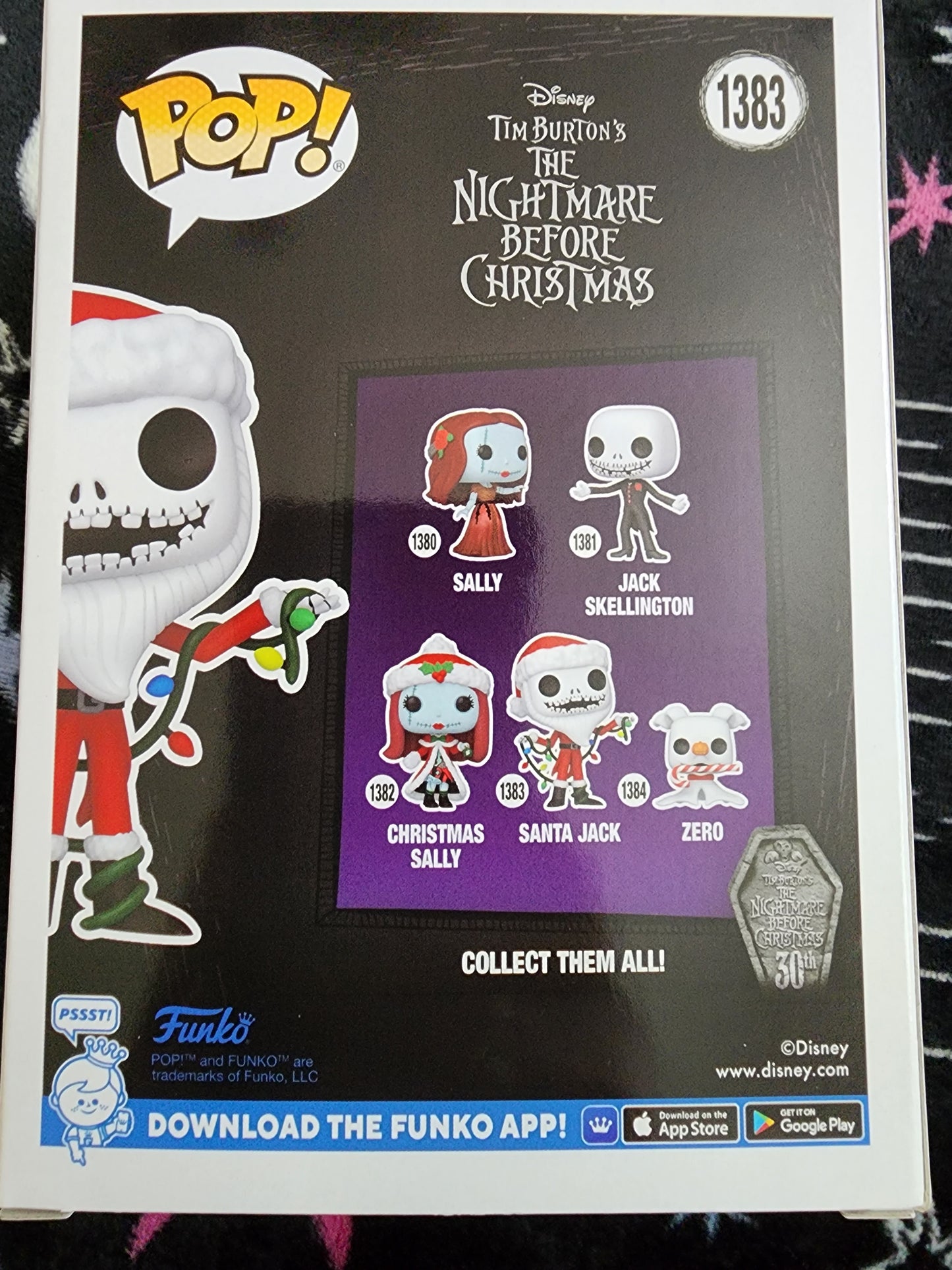 Funko Pop Disney Santa Jack Skellington Figure