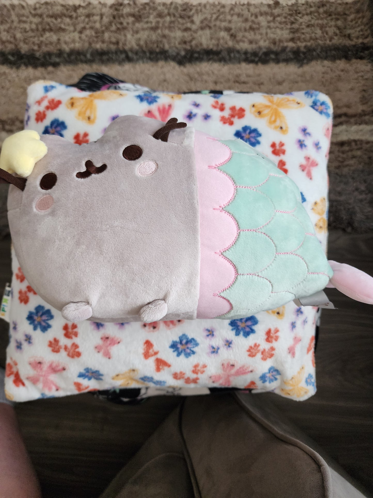 Pusheen Cat as a Mermaid Plush