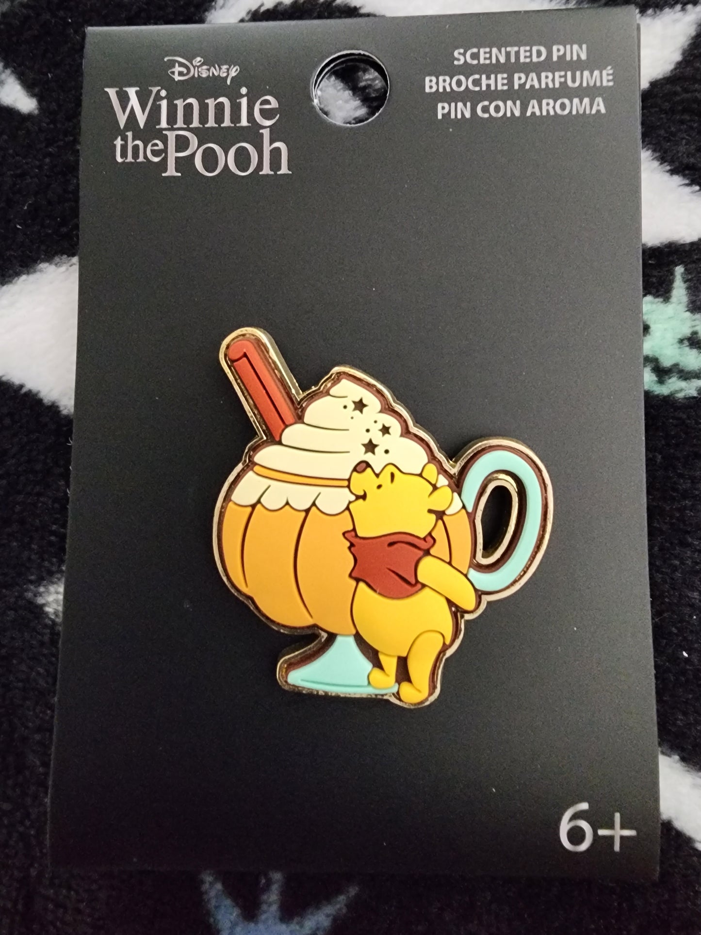 Loungefly Disney Winnie the Pooh Fall Scented Pumpkin Spice Latte Pin