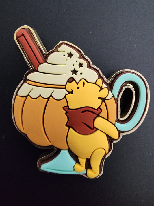 Loungefly Disney Winnie the Pooh Fall Scented Pumpkin Spice Latte Pin