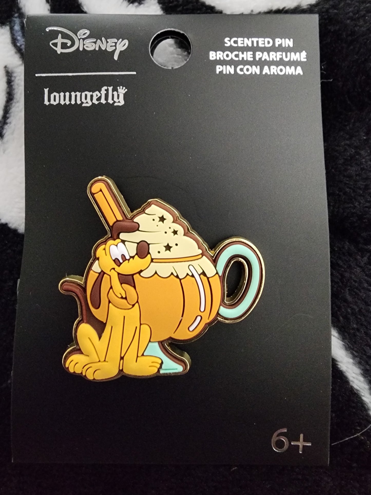 Loungefly Disney Pluto Fall Scented Pumpkin Spice Latte Drink Pin