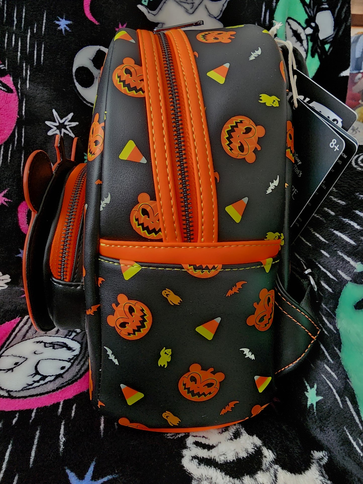 Loungefly Disney Nightmare Before Christmas Scary Teddy Pumpkin Backpack
