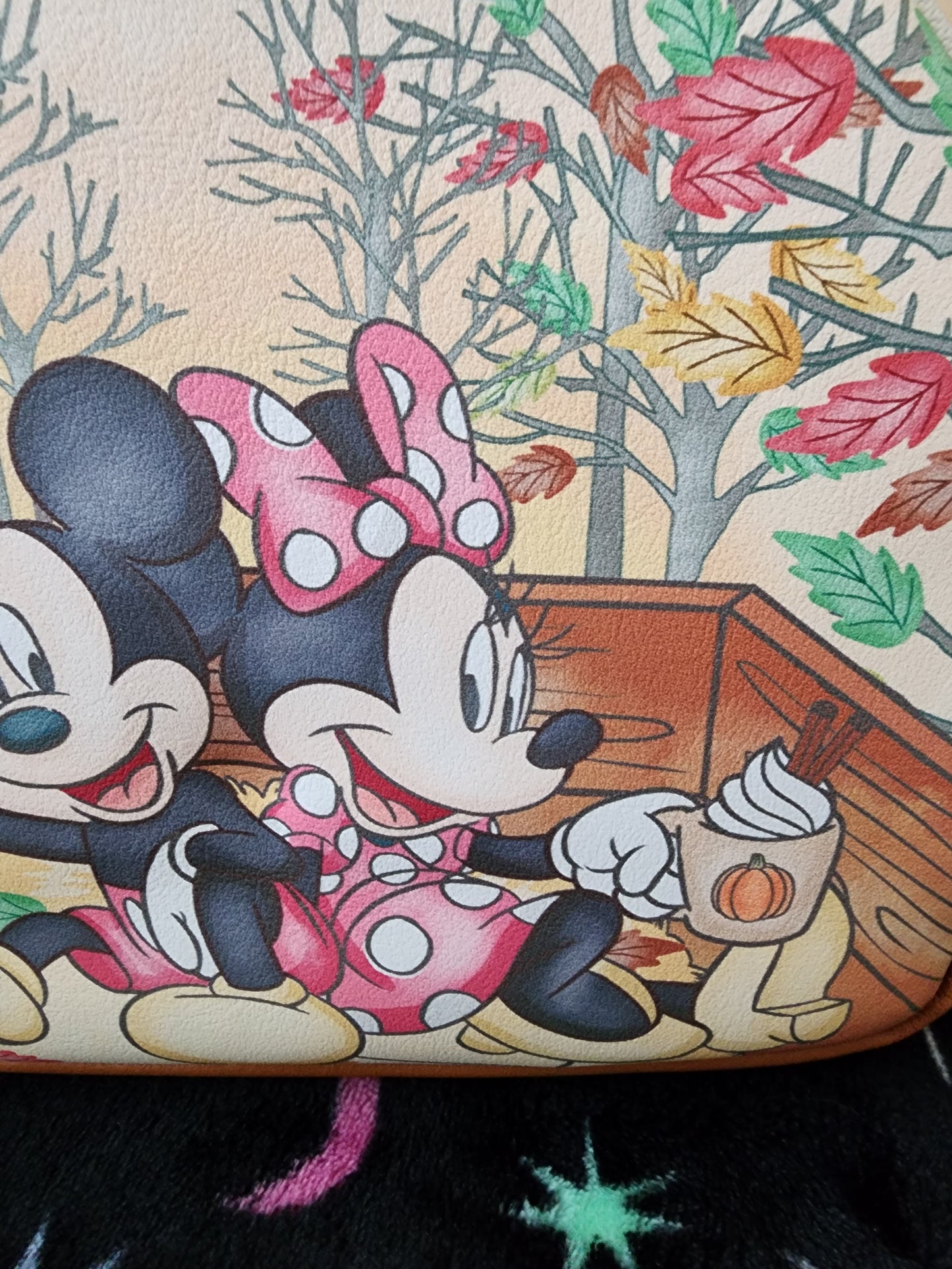 Loungefly Disney Mickey and Minnie Mouse Fall Backpack