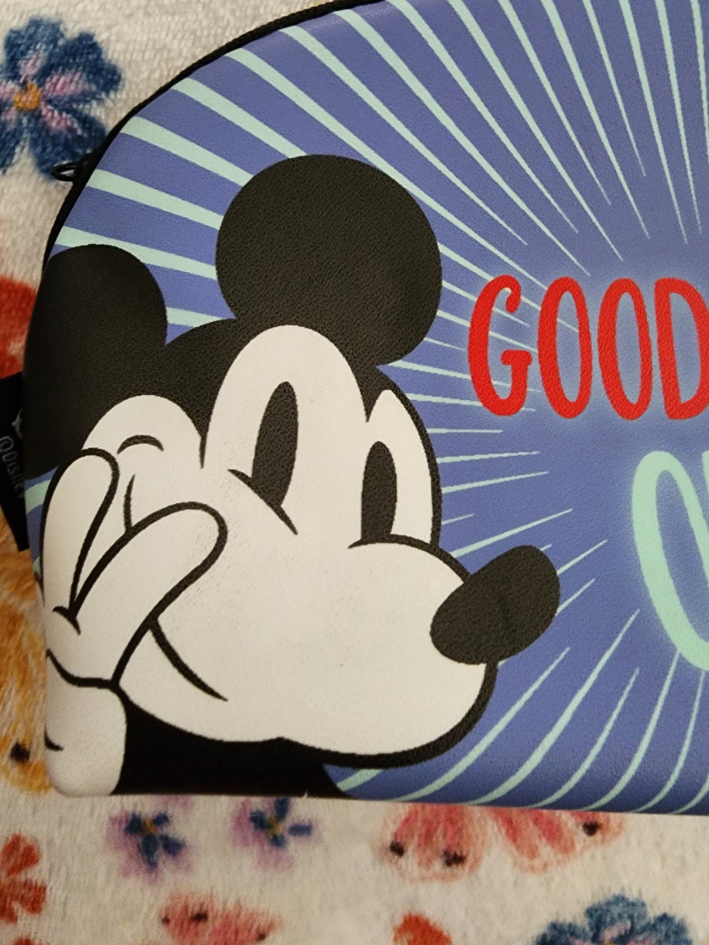 Mickey Mouse Good Vibes Only Cosmetic Bag