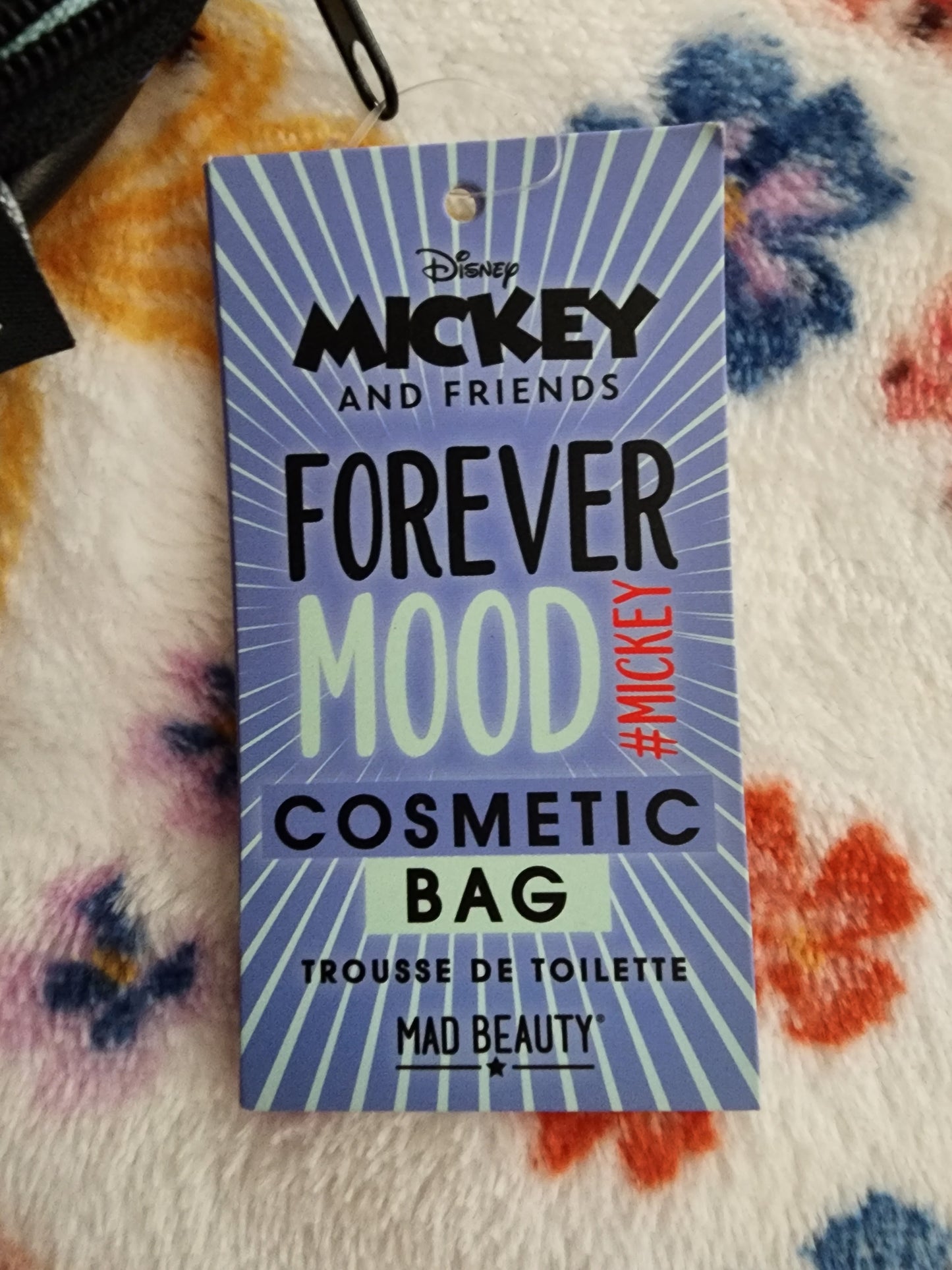 Mickey Mouse Good Vibes Only Cosmetic Bag