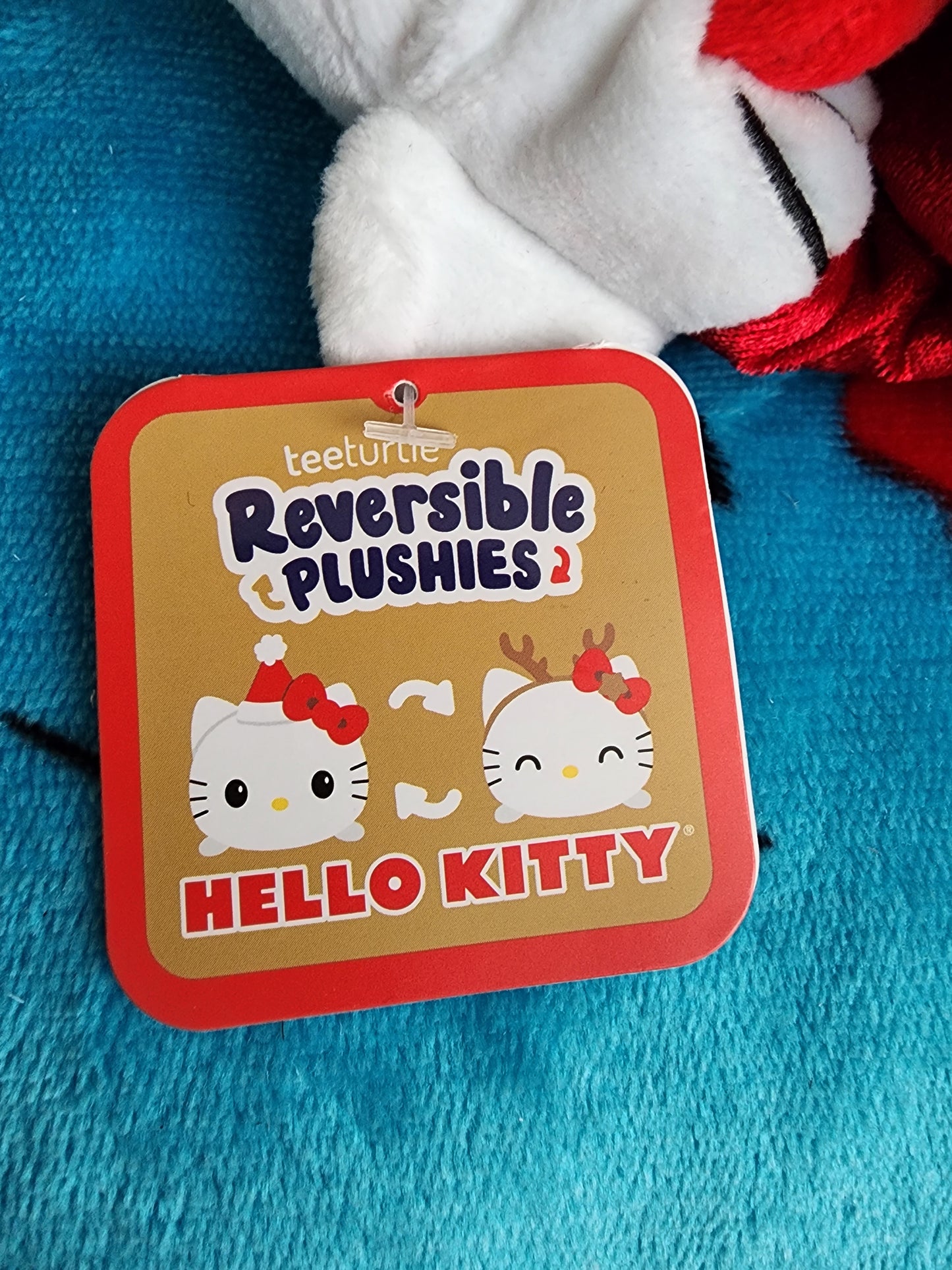 Hello Kitty Reversible Christmas Plush